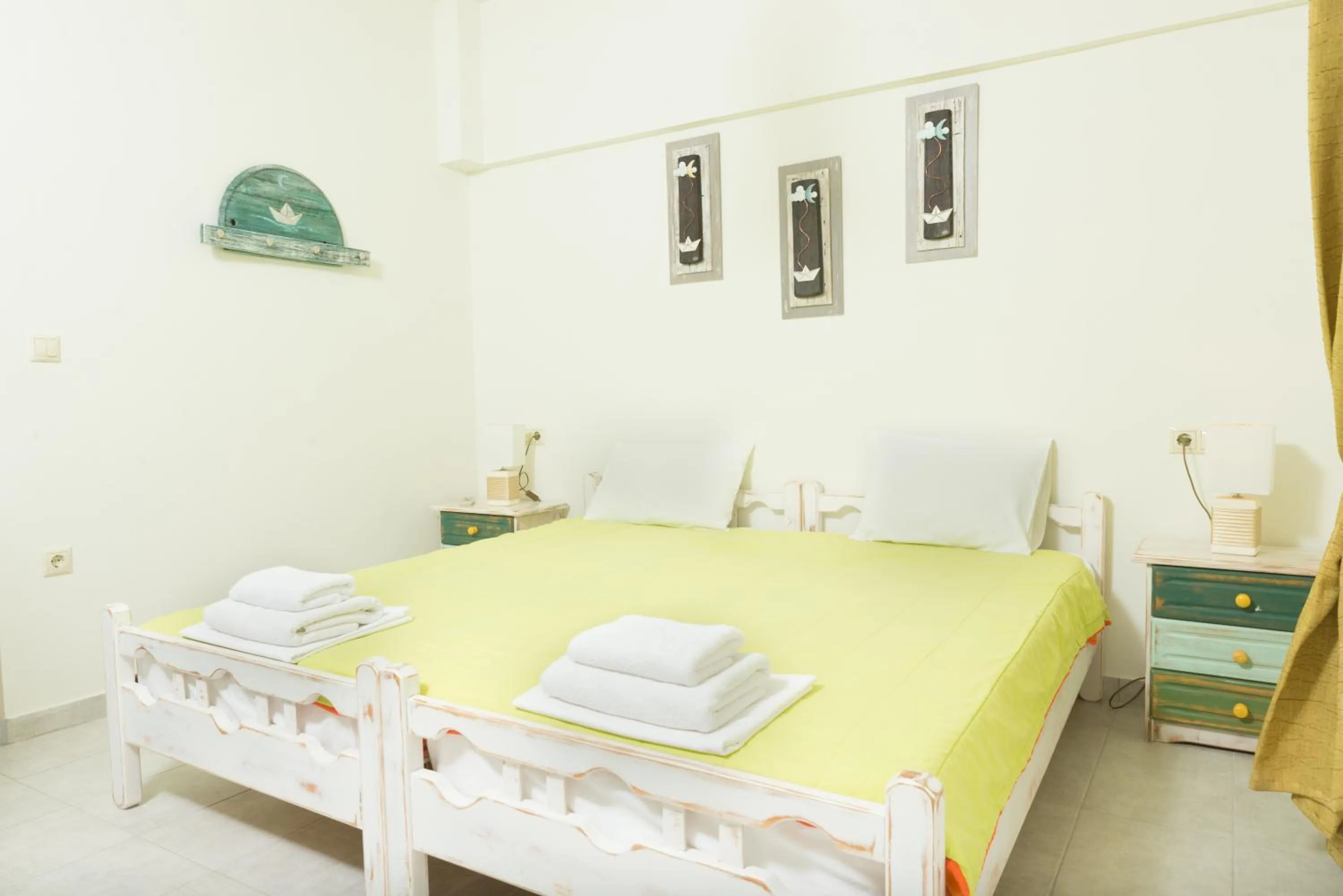 Bed in Hotel Sunshine Matala
