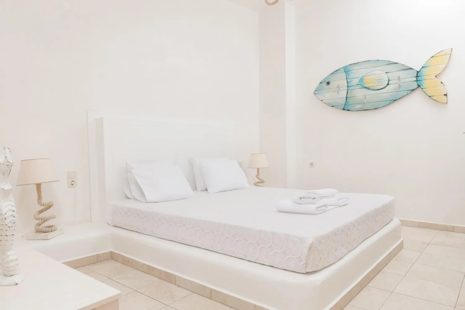 Bed in Hotel Sunshine Matala
