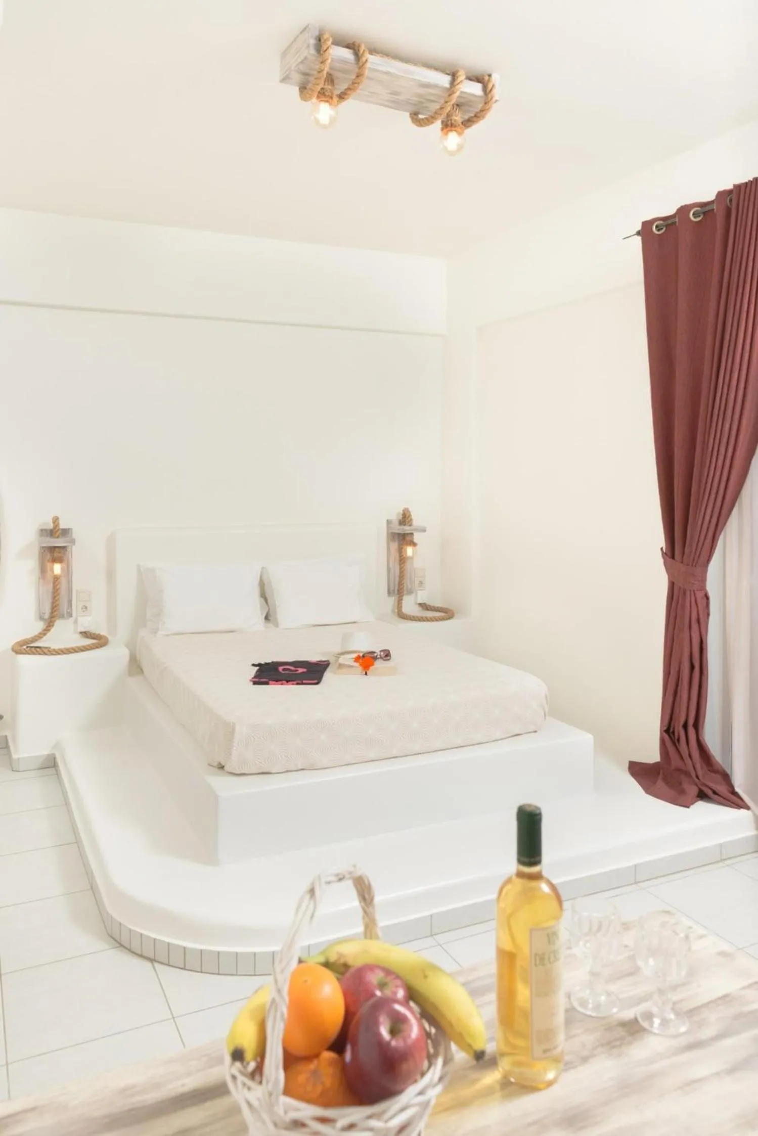 Bedroom, Bed in Hotel Sunshine Matala