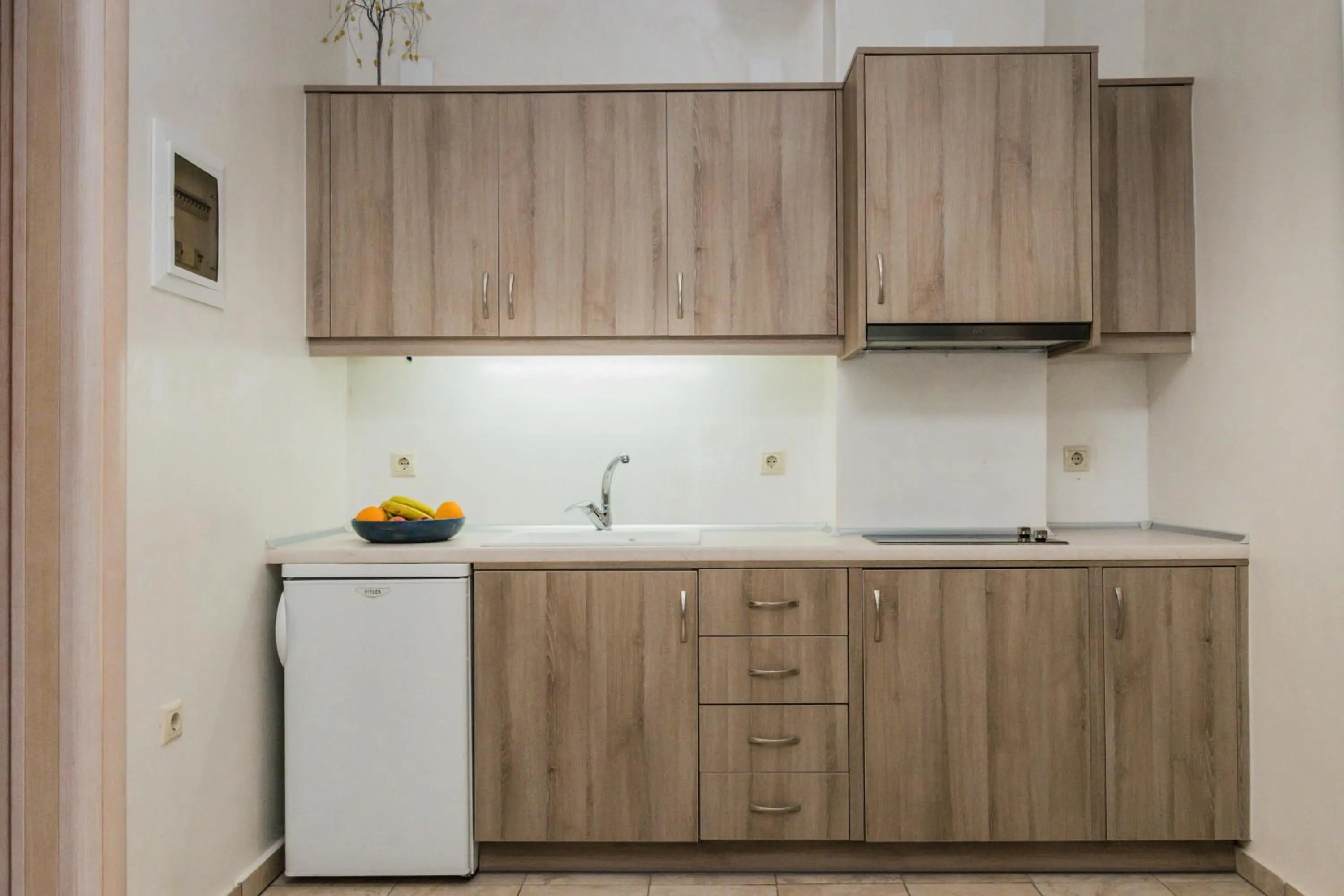 Kitchen or kitchenette in Hotel Sunshine Matala