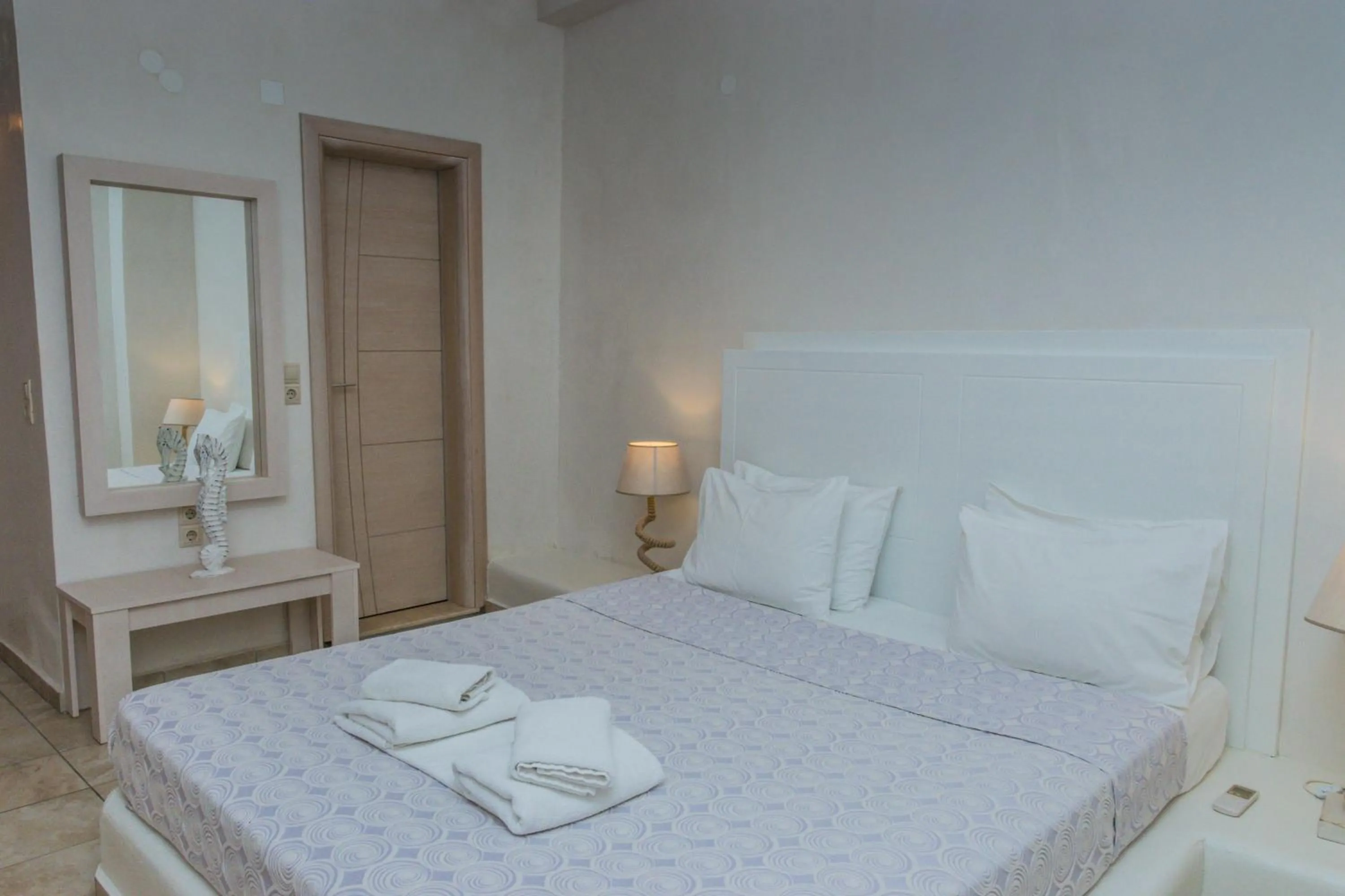 Bed in Hotel Sunshine Matala
