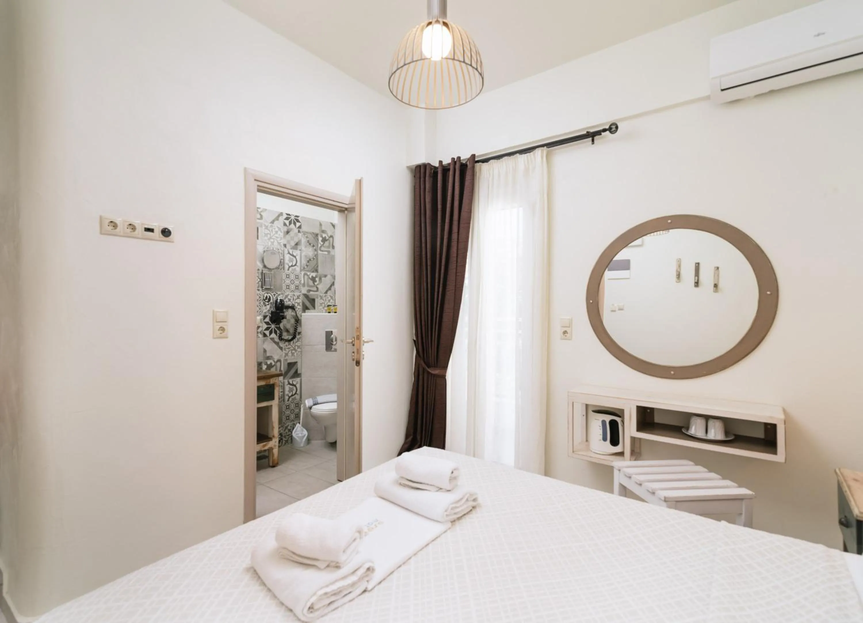 Bed in Hotel Sunshine Matala
