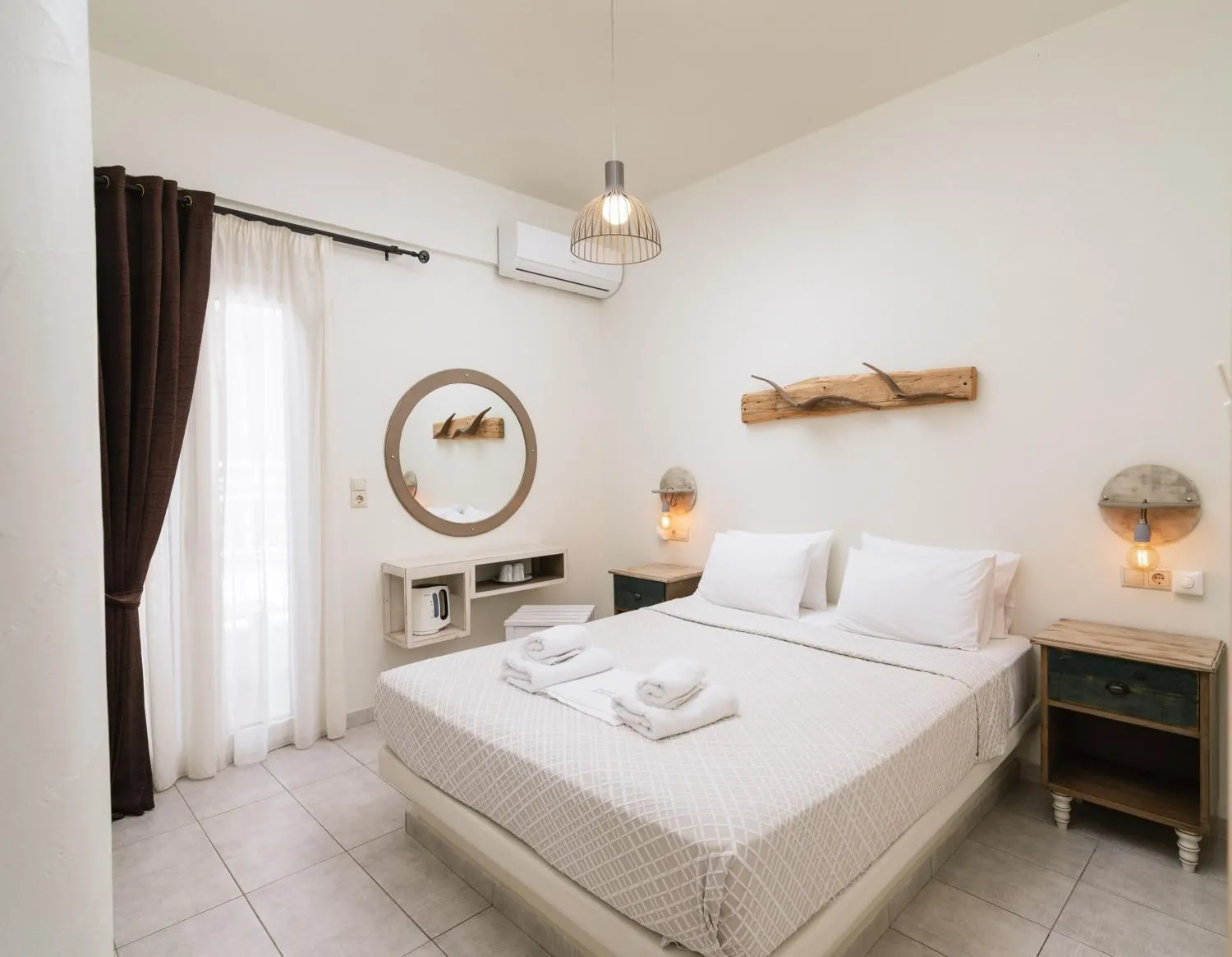 Bed in Hotel Sunshine Matala