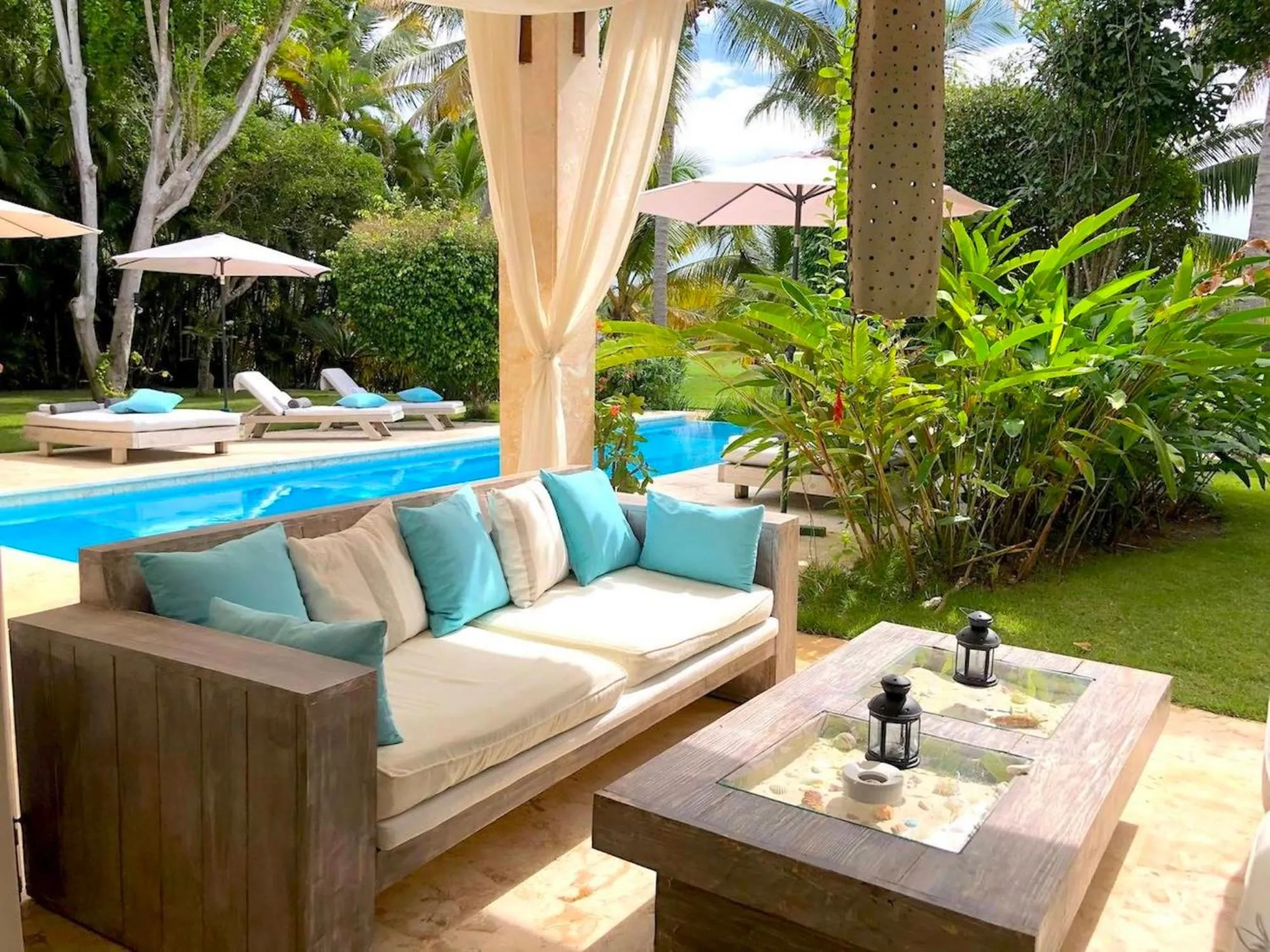 Natural landscape in Villa Zoe