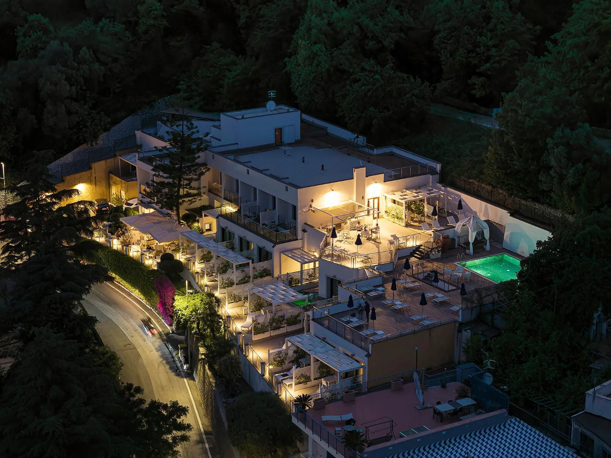 Bird's eye view in Relais Paradiso