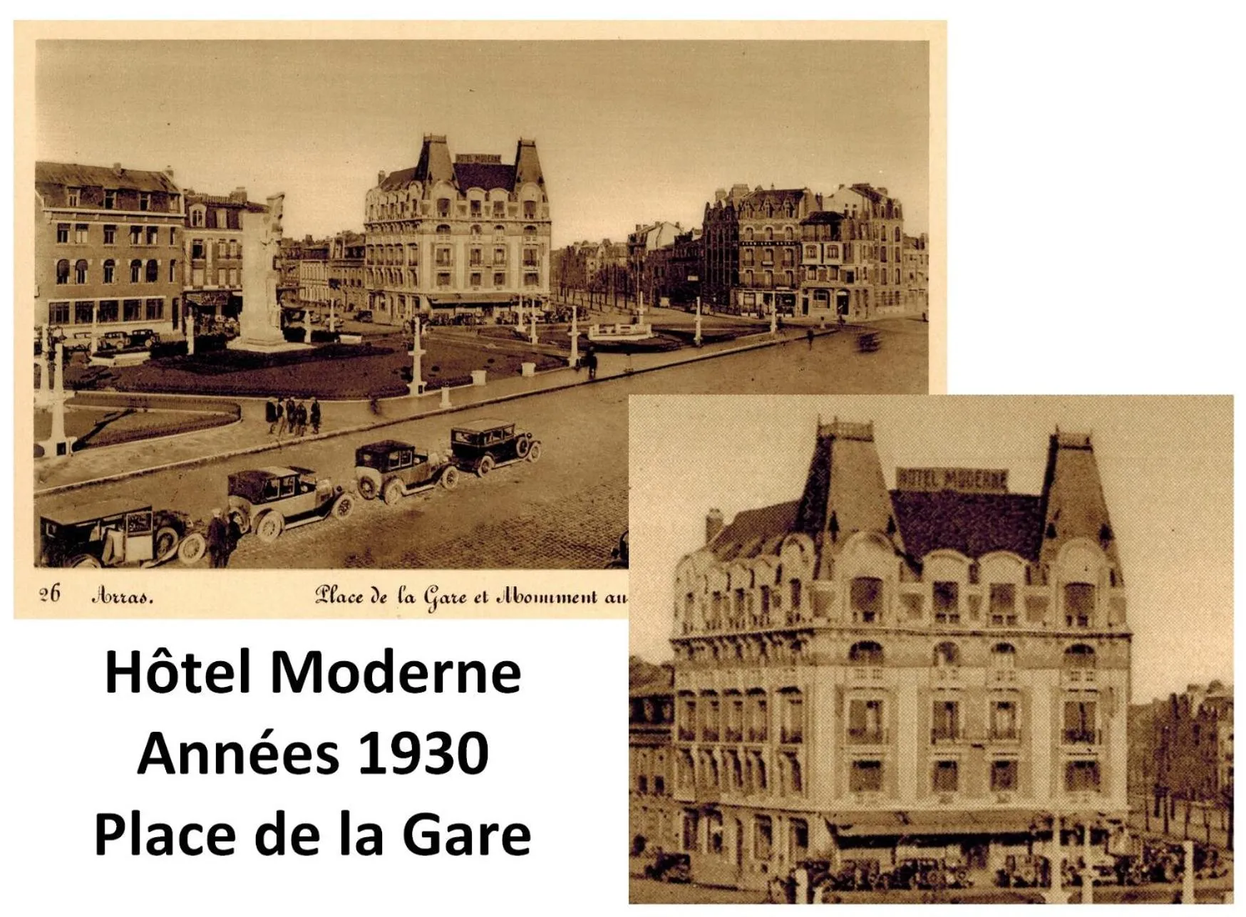City view in Hotel Moderne