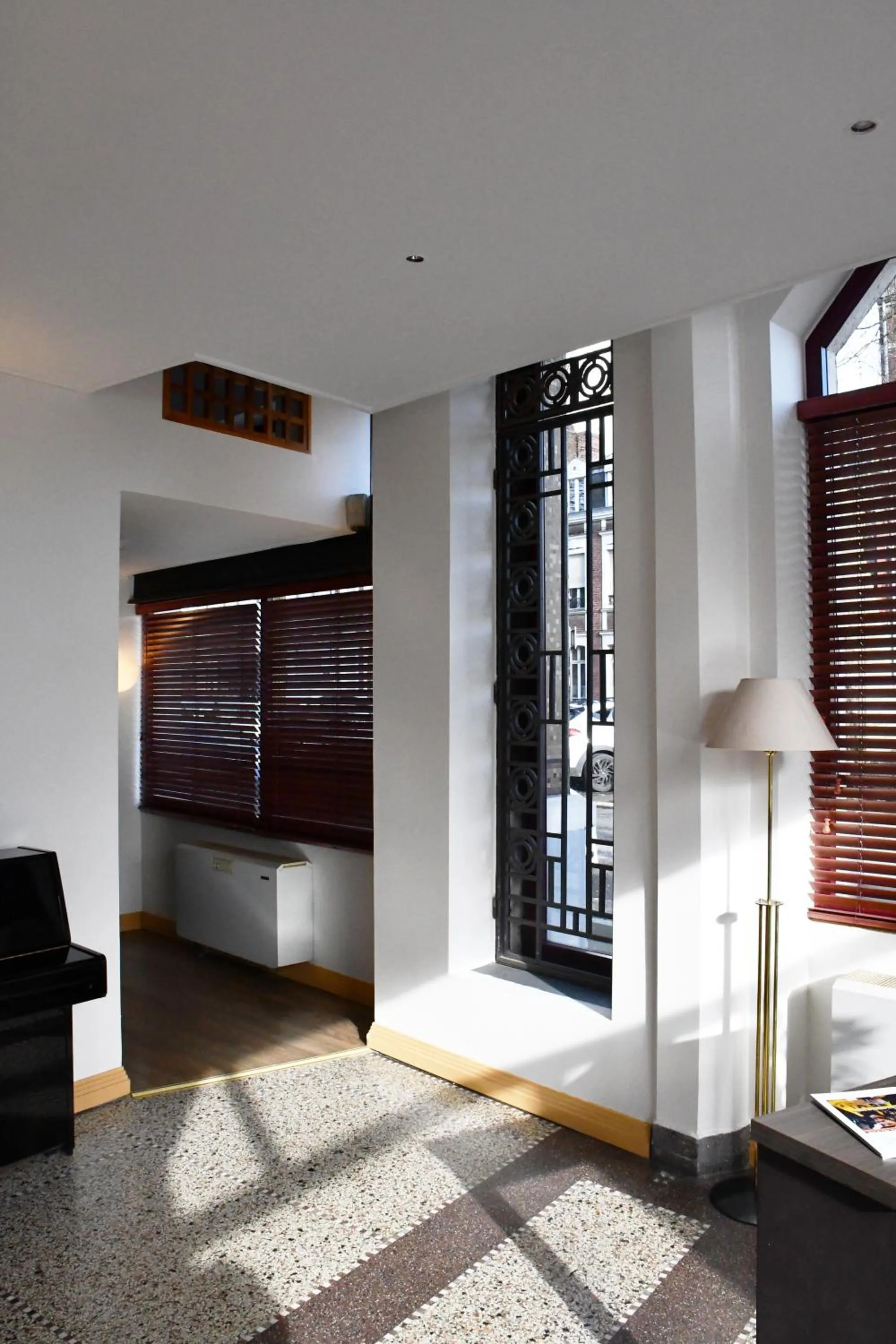 Lobby or reception, Bed in Hotel Moderne