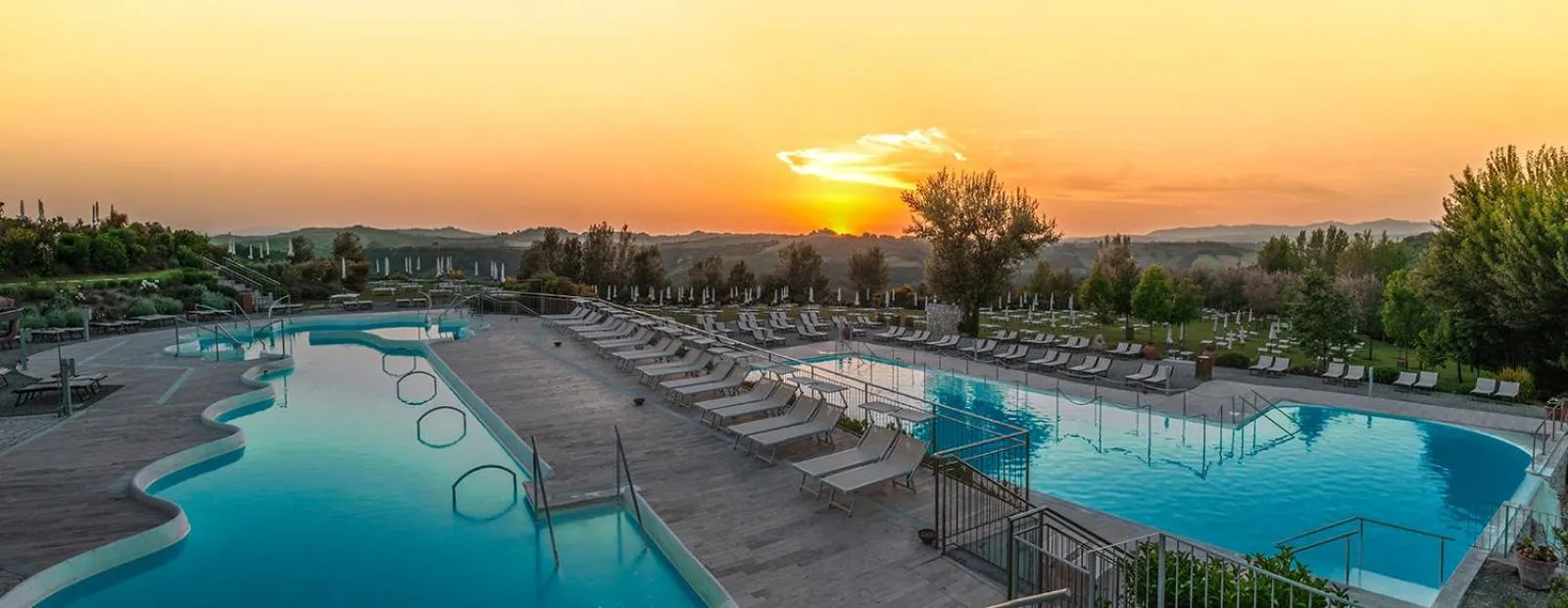 Natural landscape in San Giovanni Terme Rapolano
