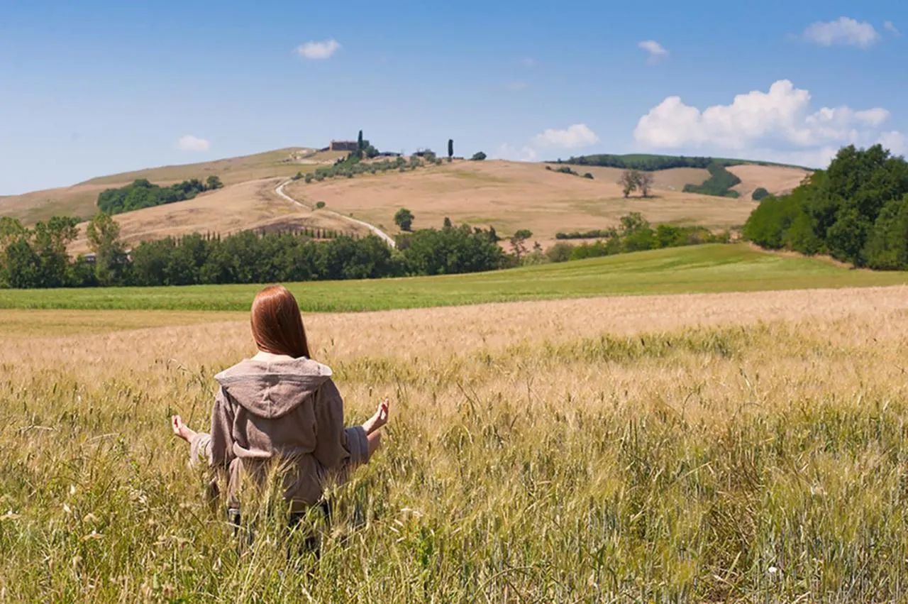 Natural landscape in San Giovanni Terme Rapolano