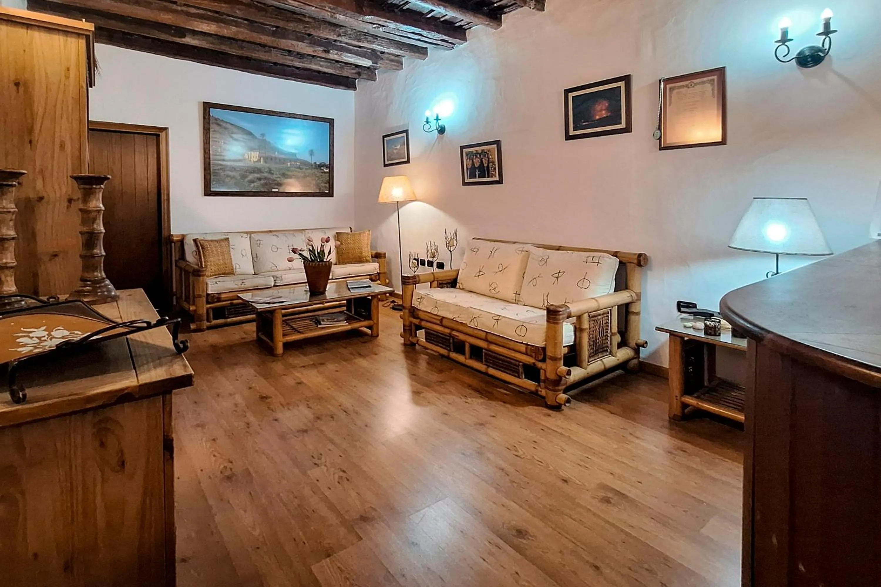 Lobby or reception in Hotel Rural Bentor