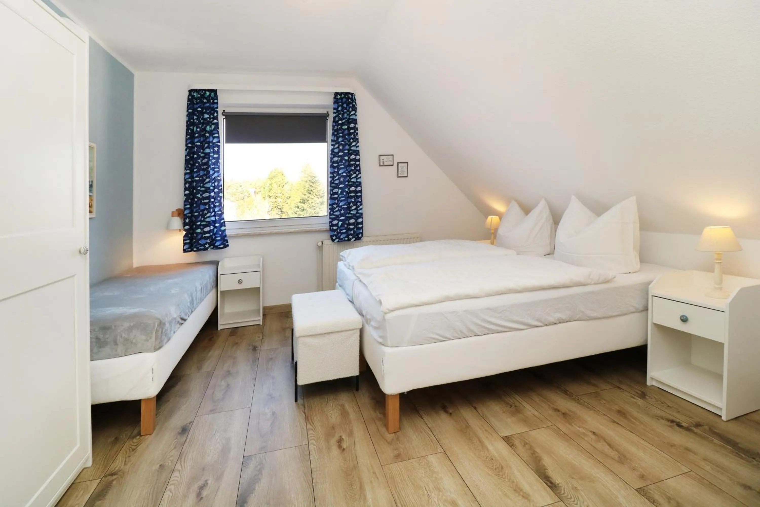 Bed in Strandkojen