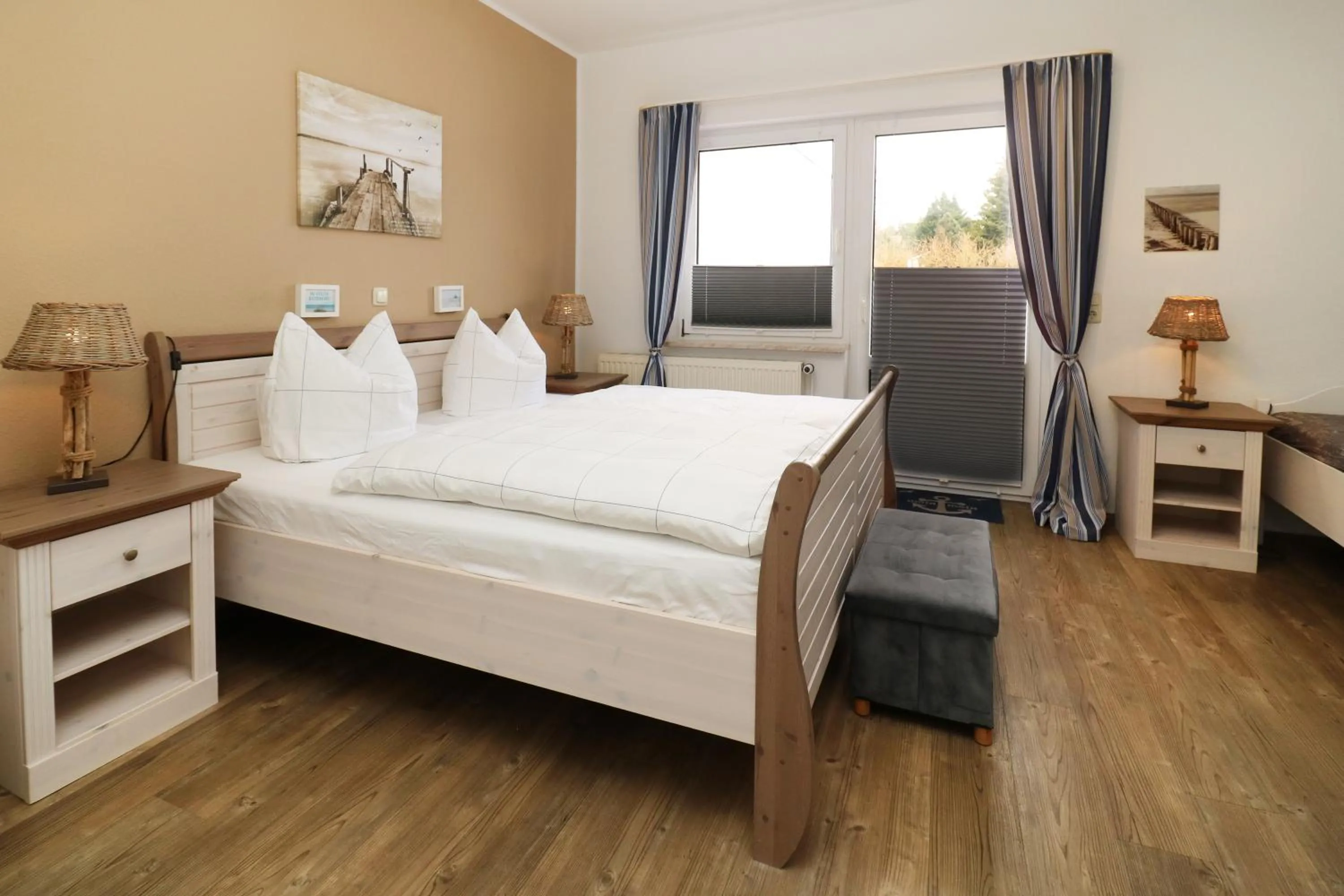 Bed in Strandkojen
