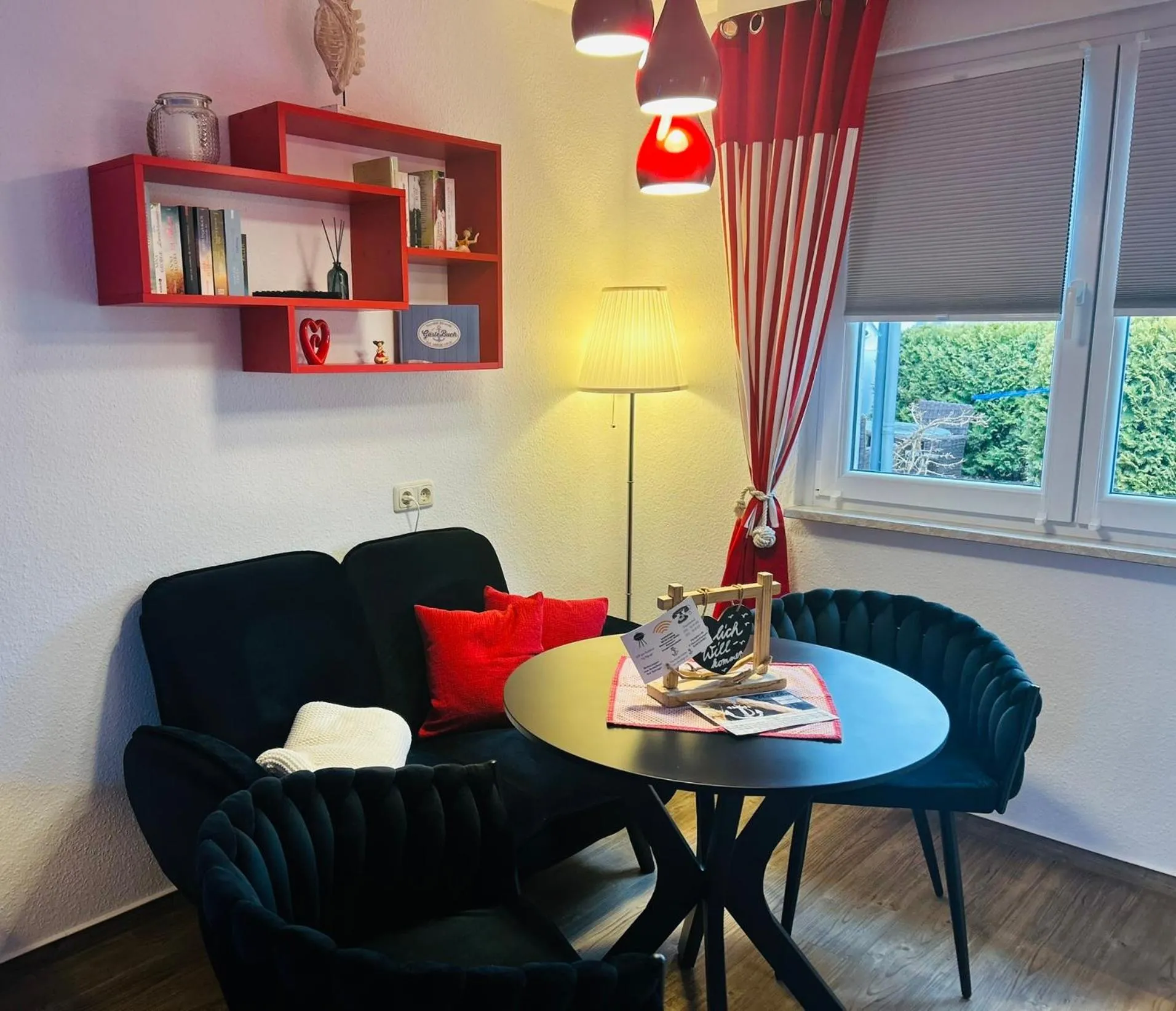 Seating area in Strandkojen