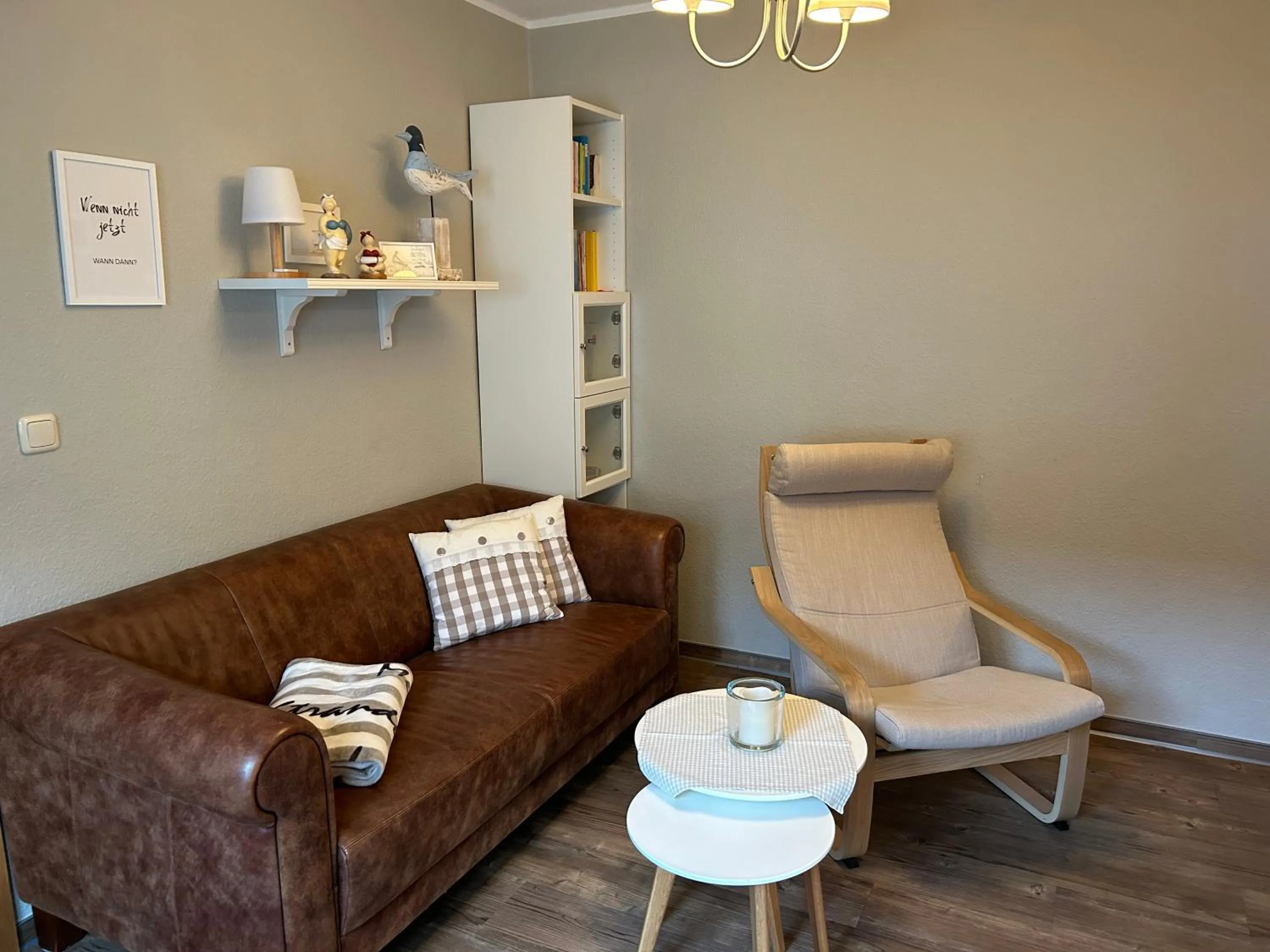 Seating area in Strandkojen