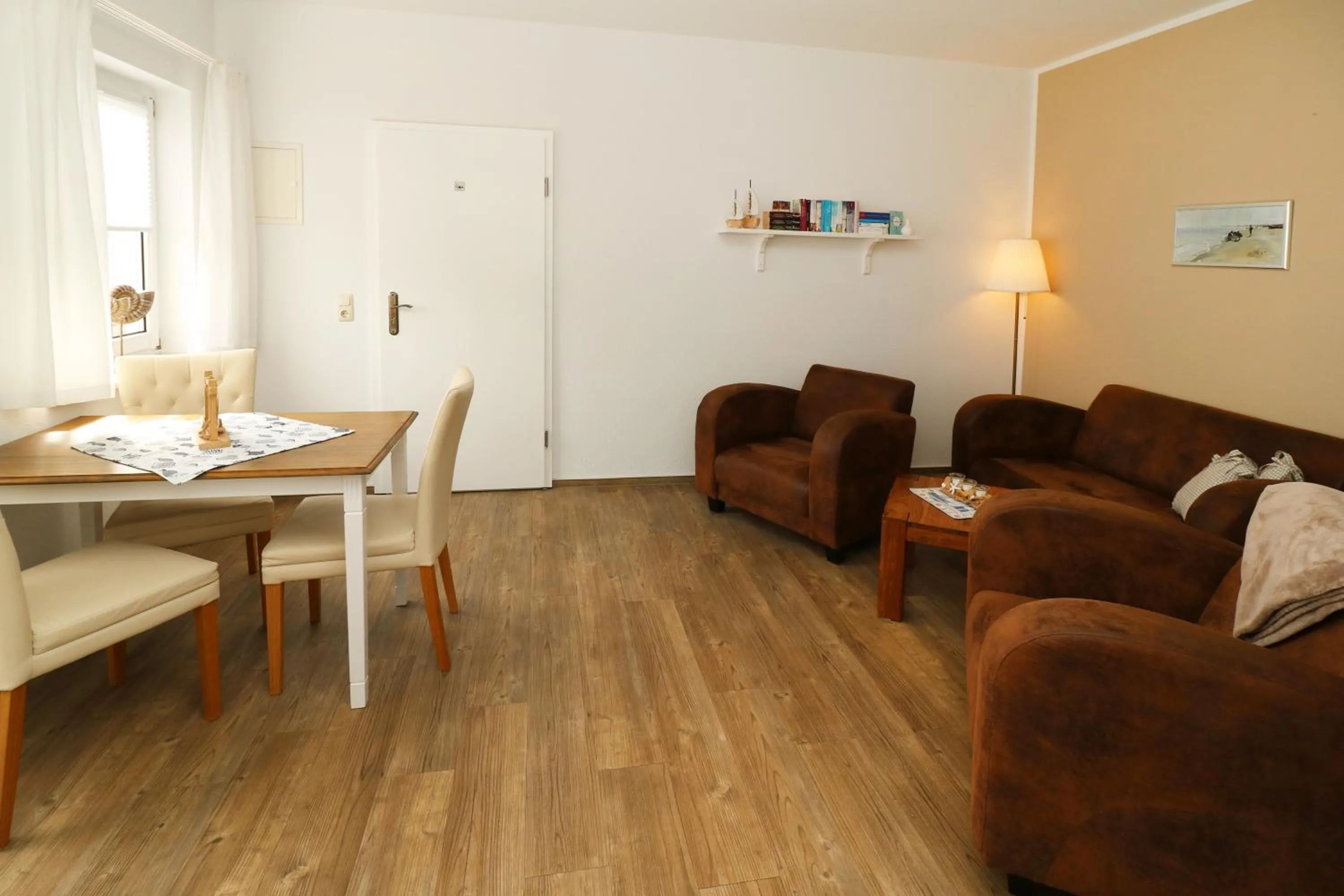 Living room in Strandkojen