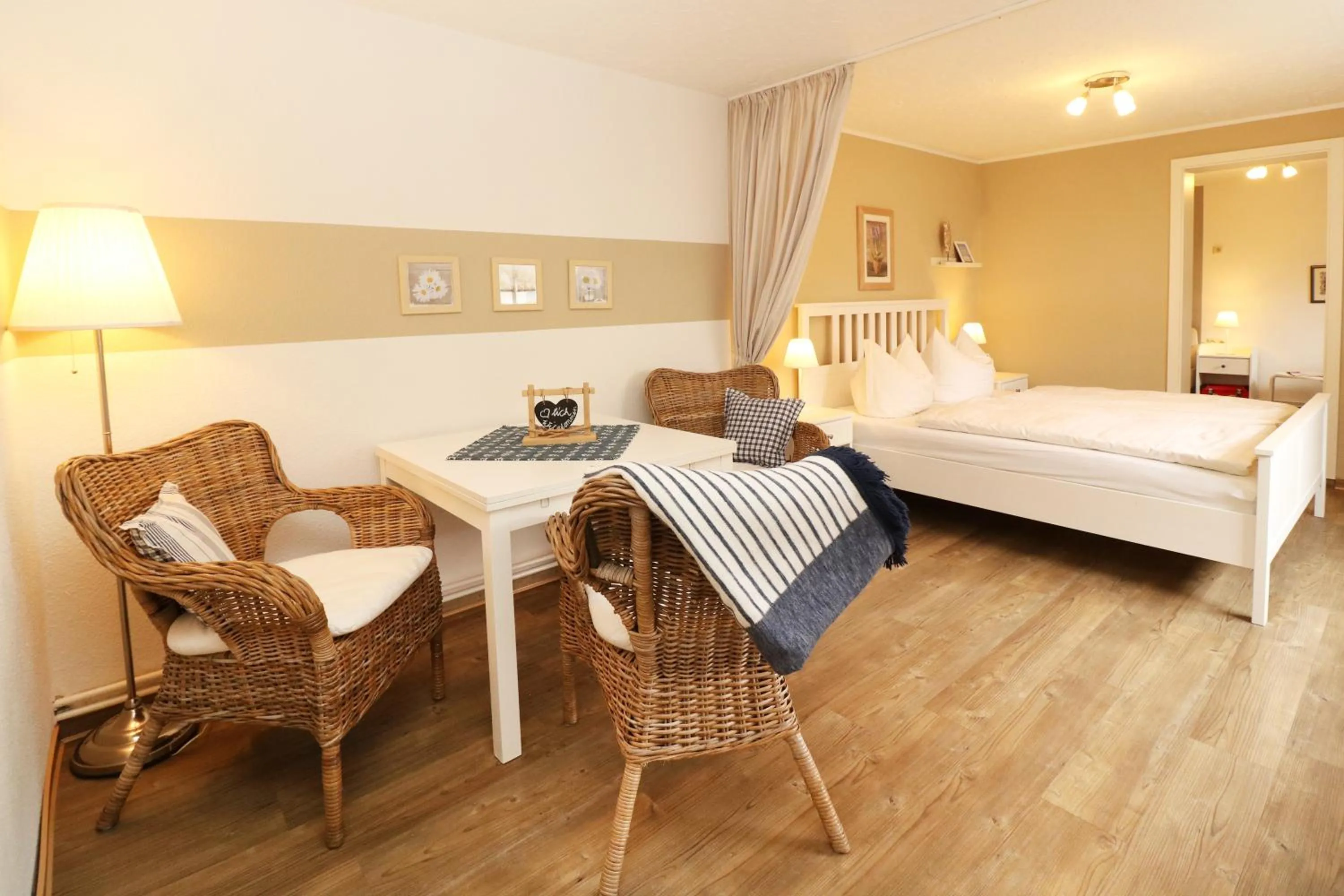 Bed in Strandkojen