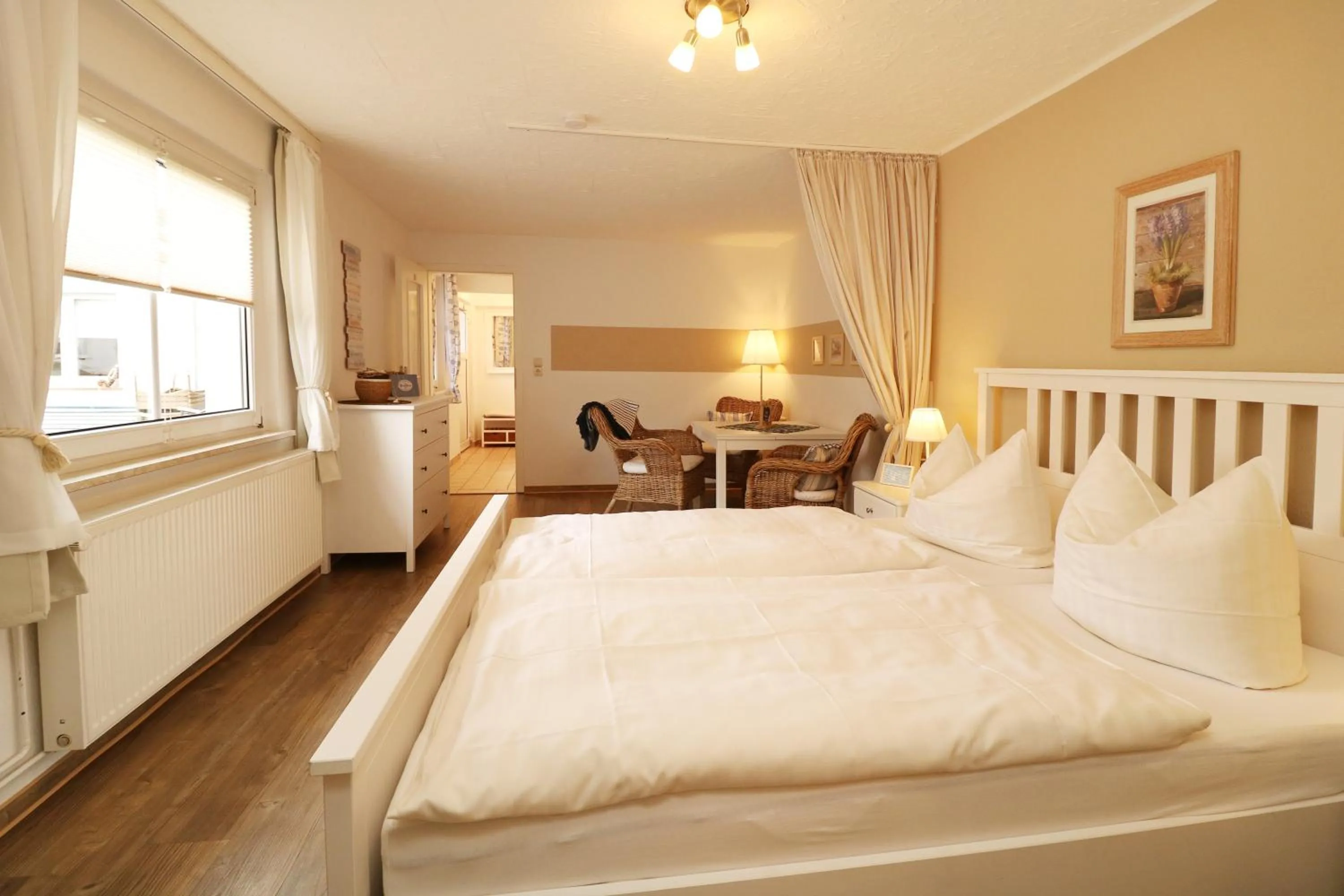 Bed in Strandkojen