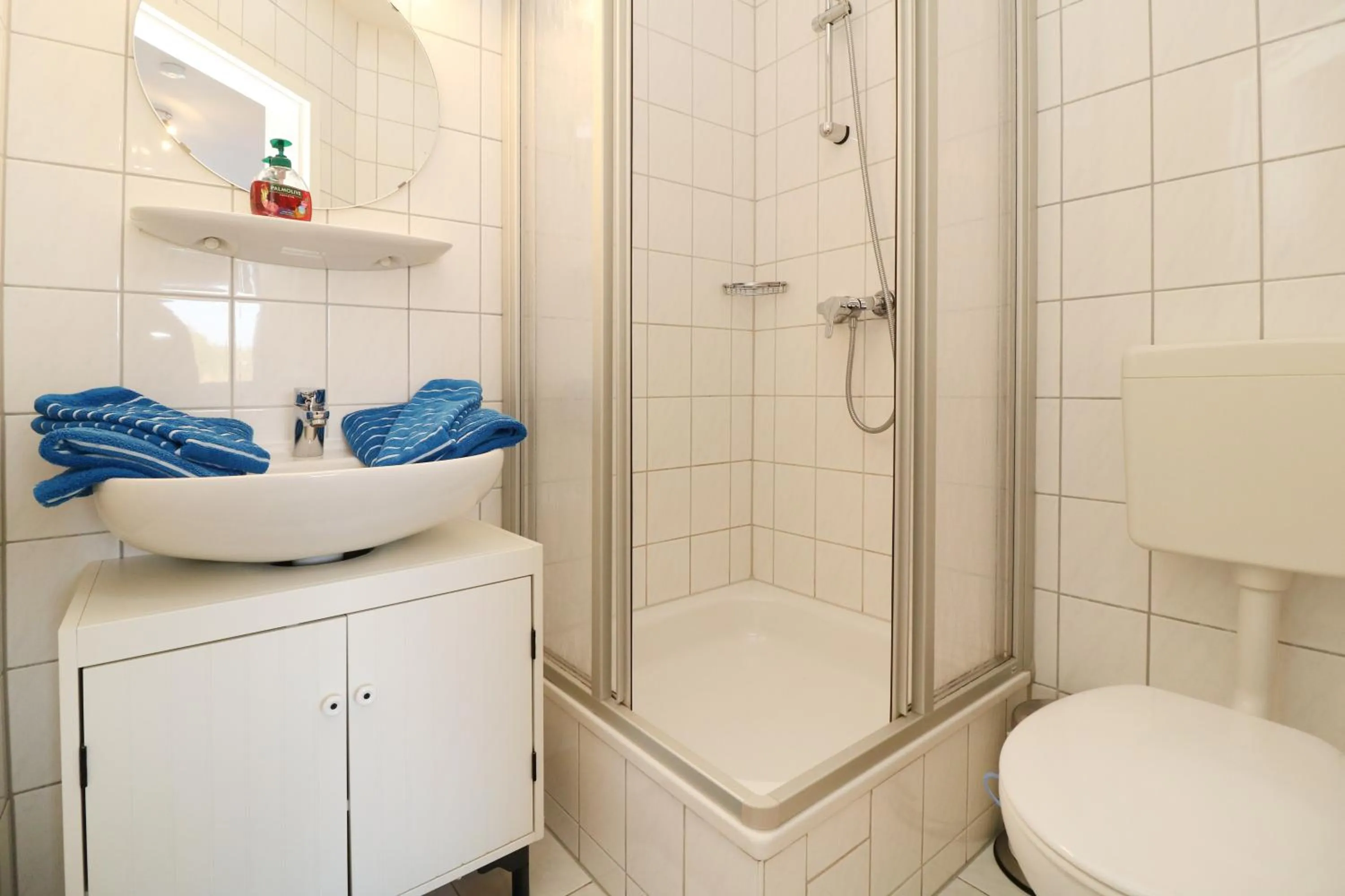 Shower in Strandkojen