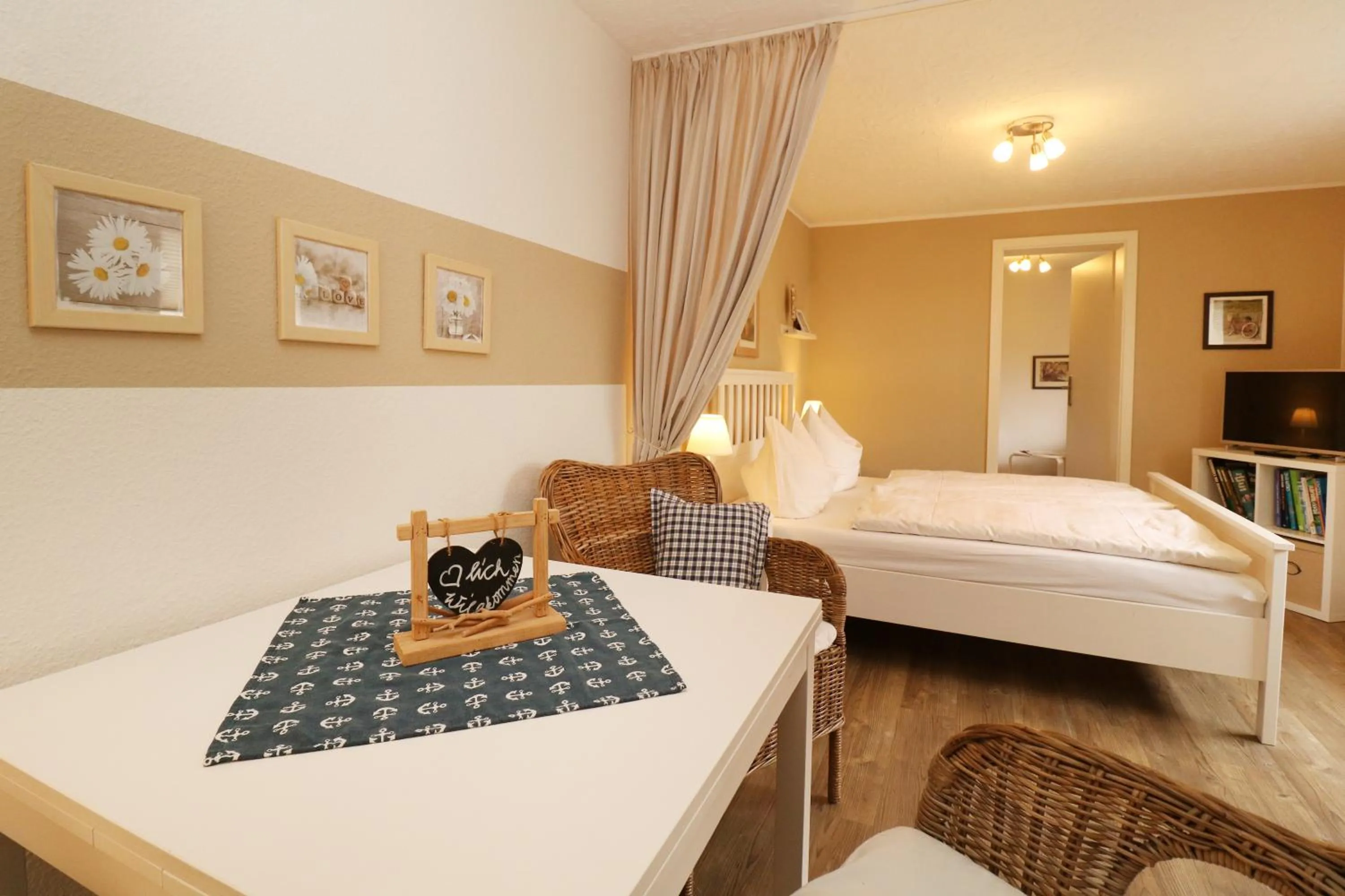 Bed in Strandkojen