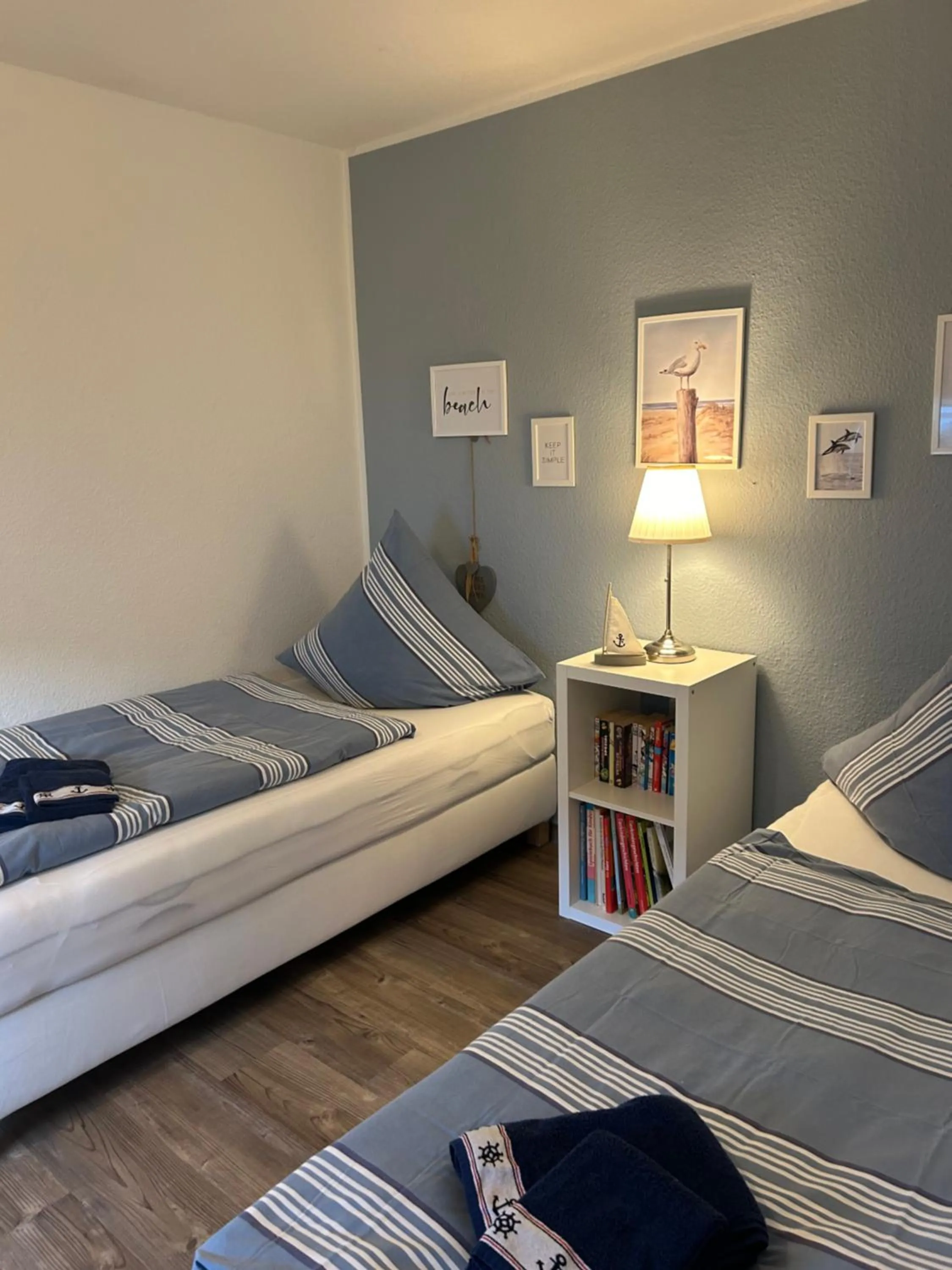 Bed in Strandkojen