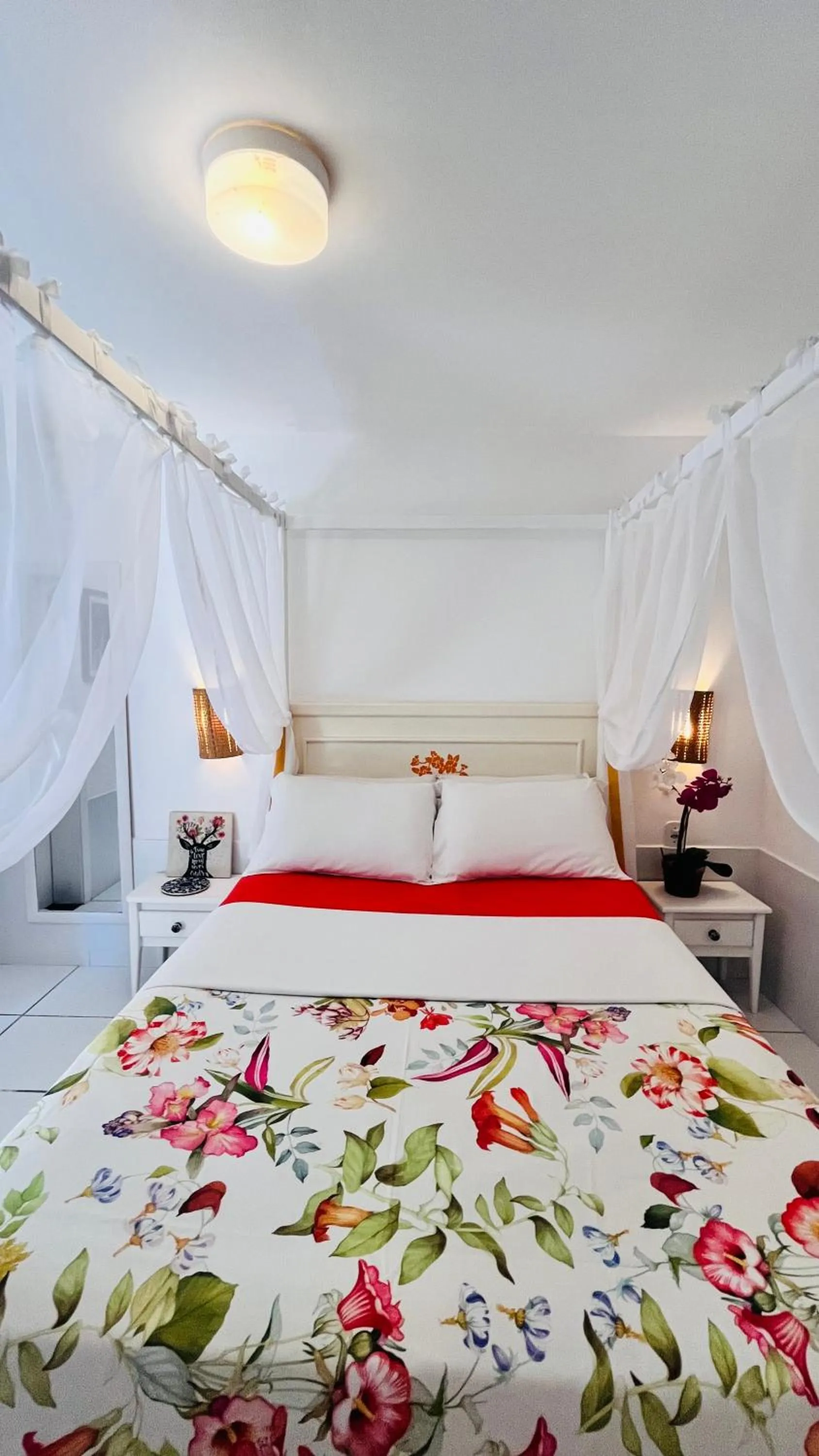 Bed in Villa Baobá Pousada & Spa