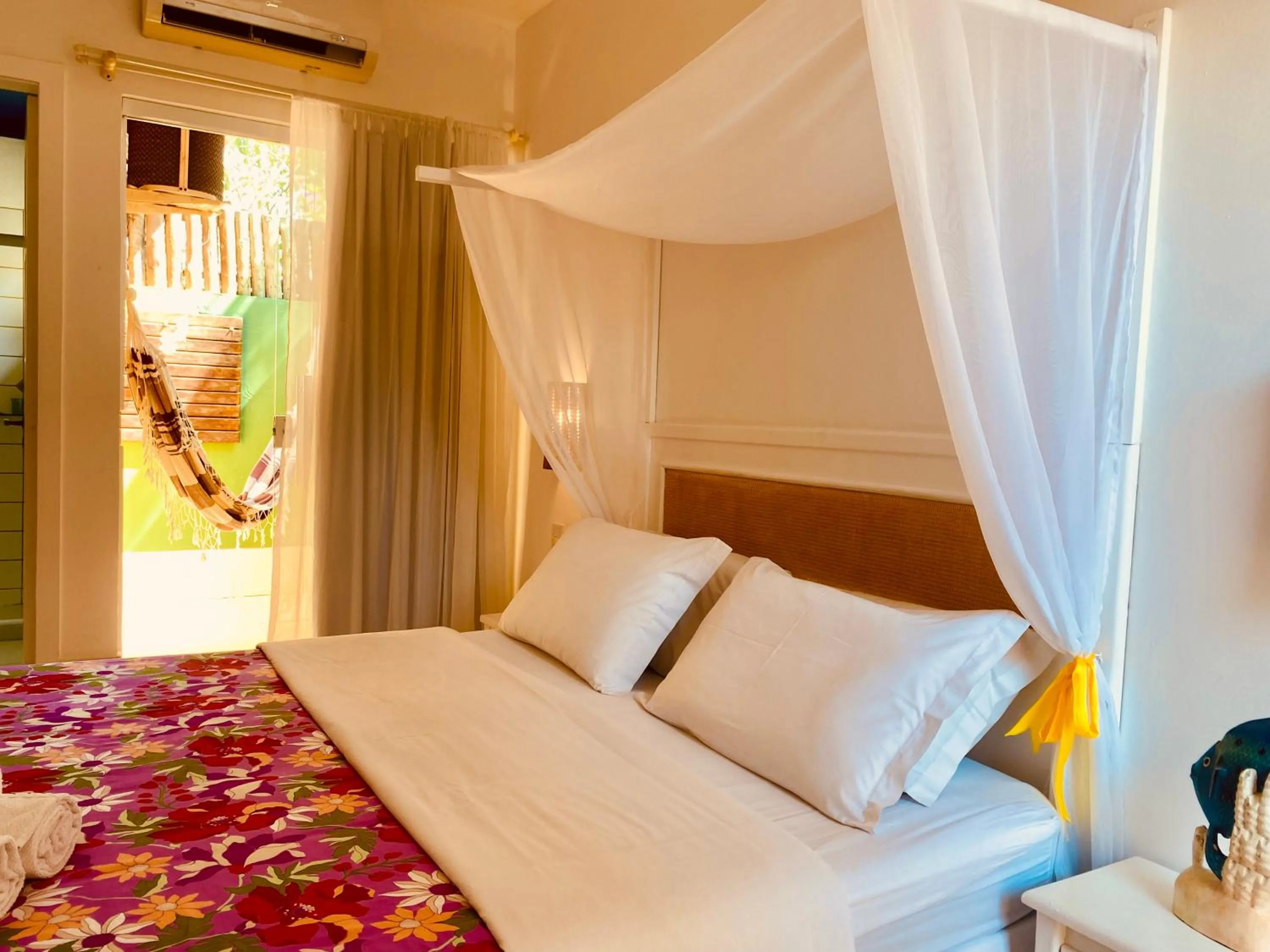 Bed in Villa Baobá Pousada & Spa