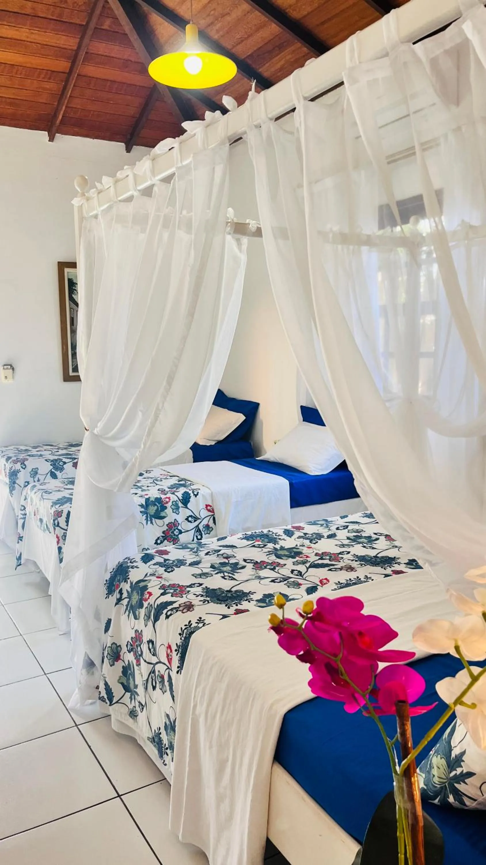 Bed in Villa Baobá Pousada & Spa