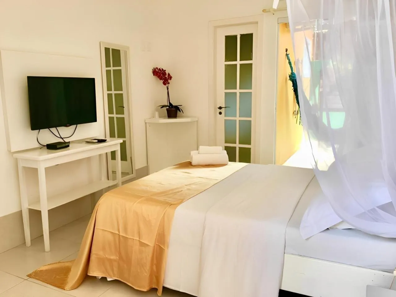 Bed in Villa Baobá Pousada & Spa