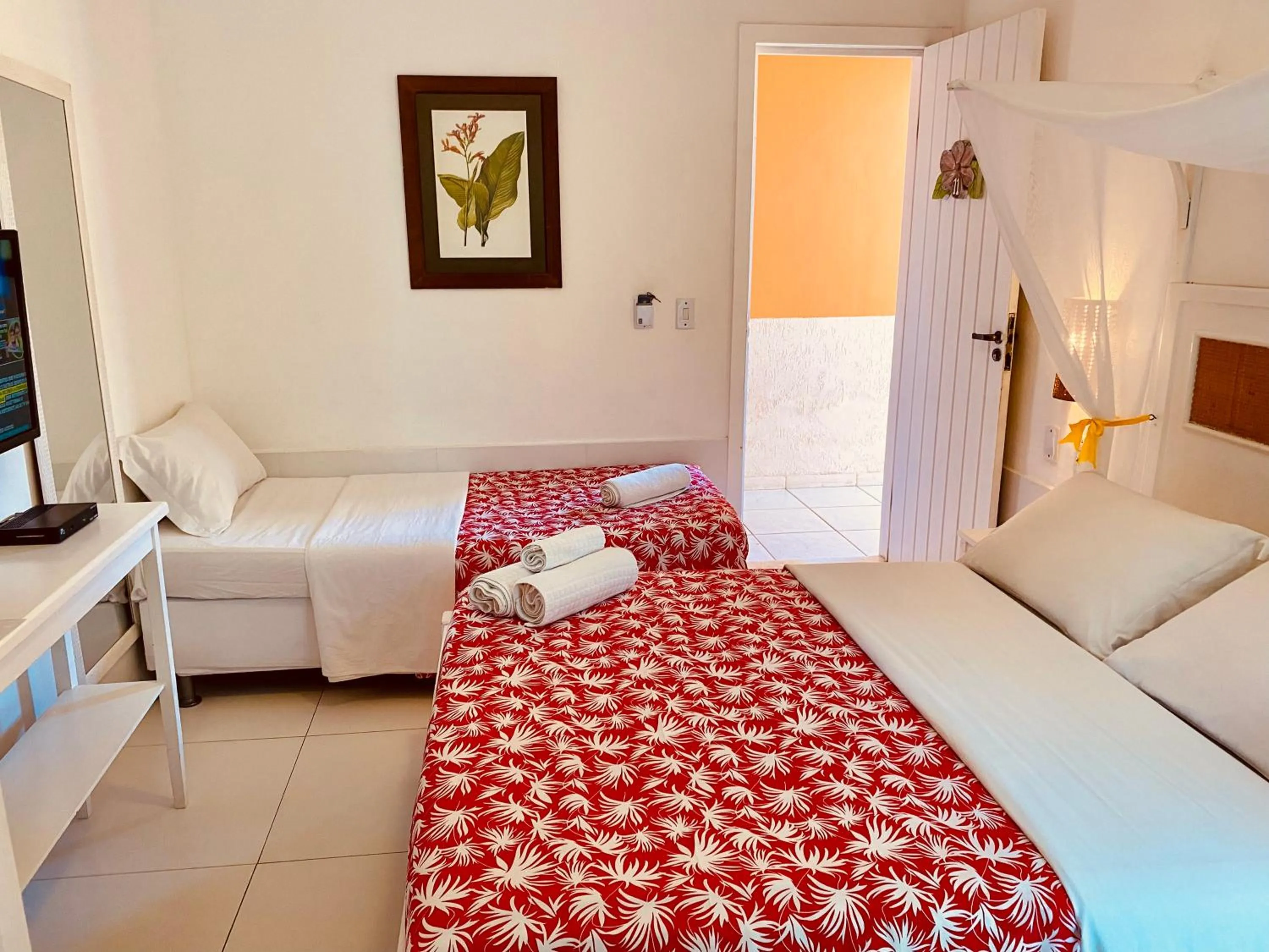 Bed in Villa Baobá Pousada & Spa