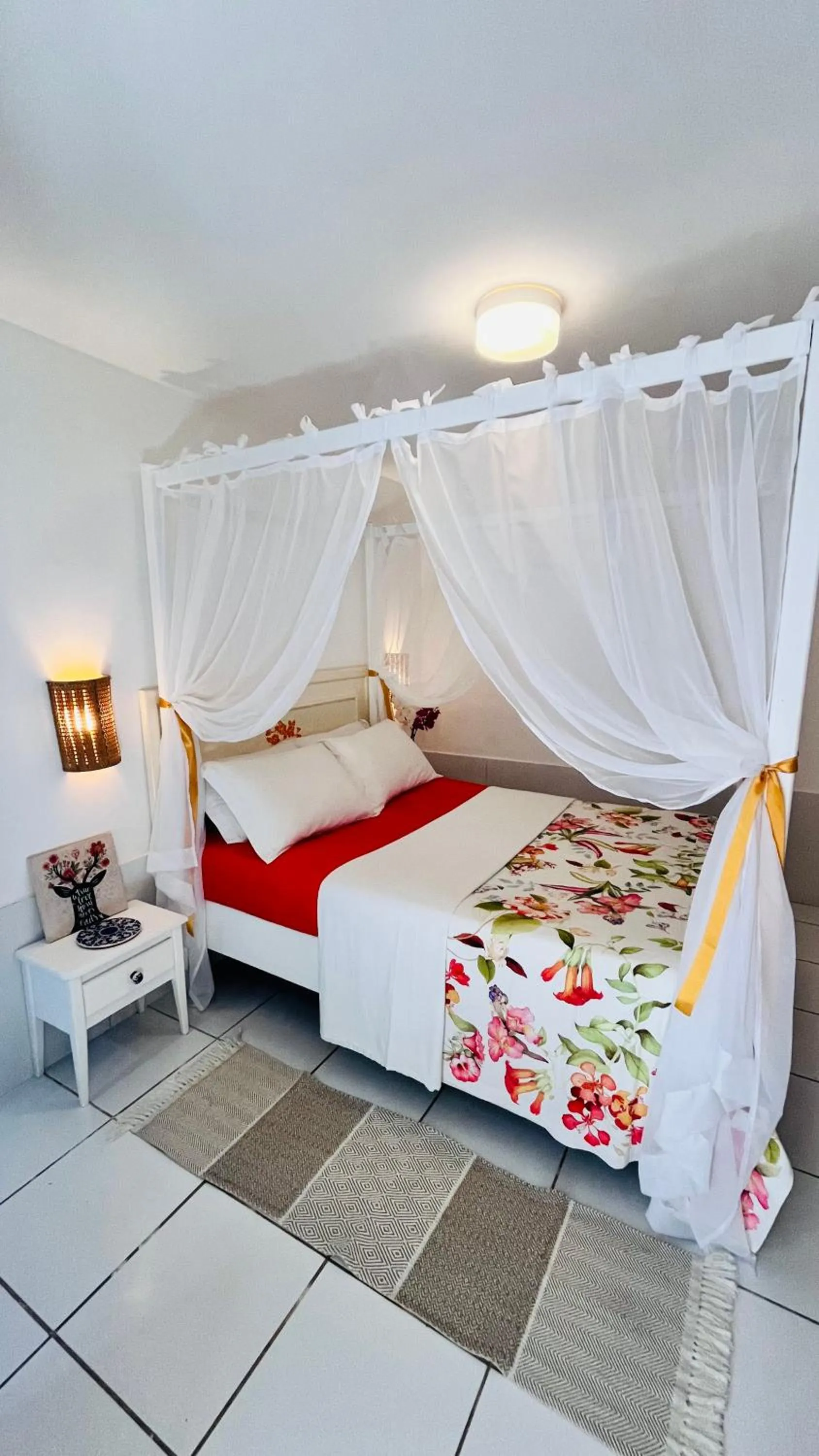 Bed in Villa Baobá Pousada & Spa