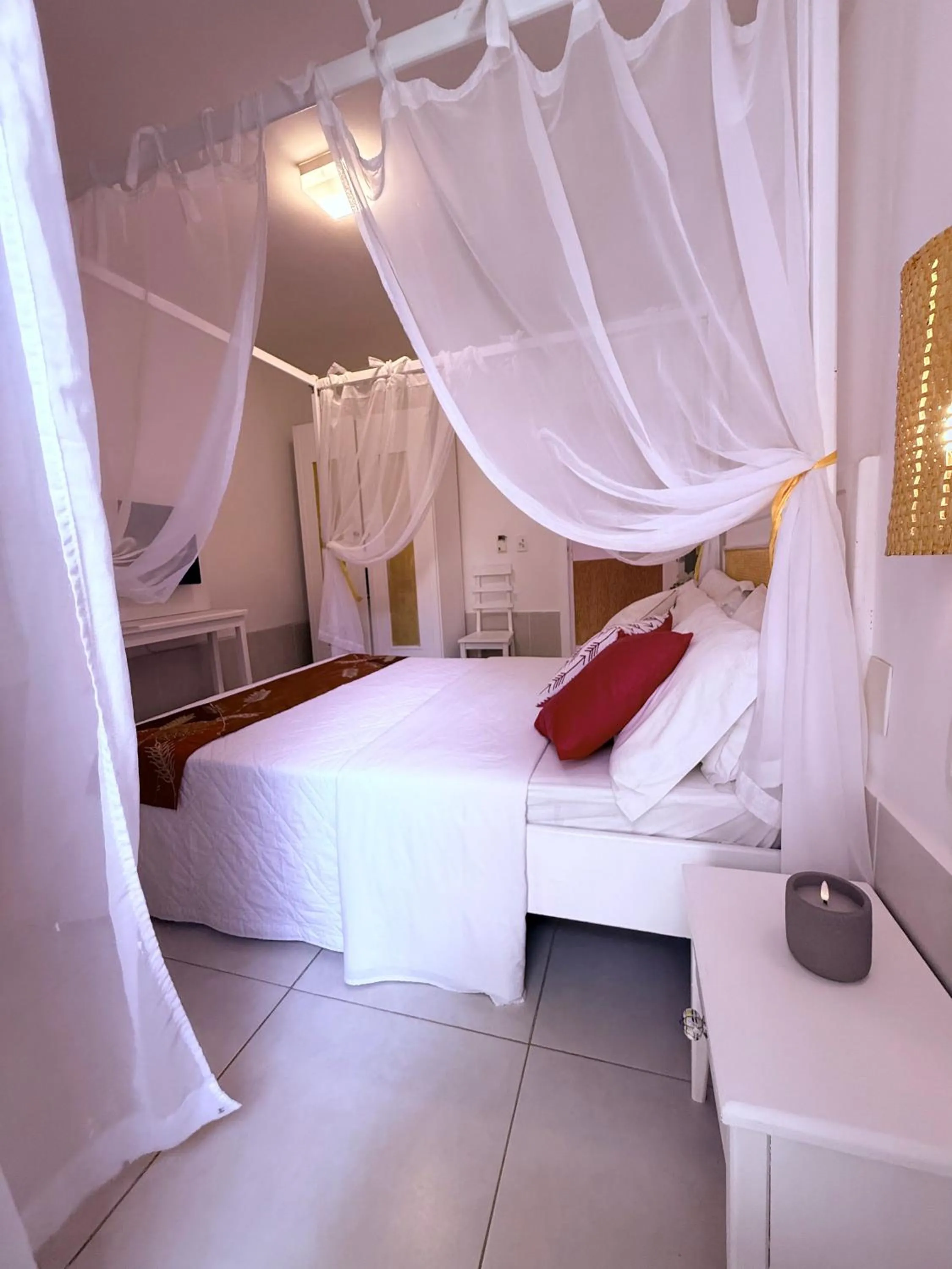 Bed in Villa Baobá Pousada & Spa