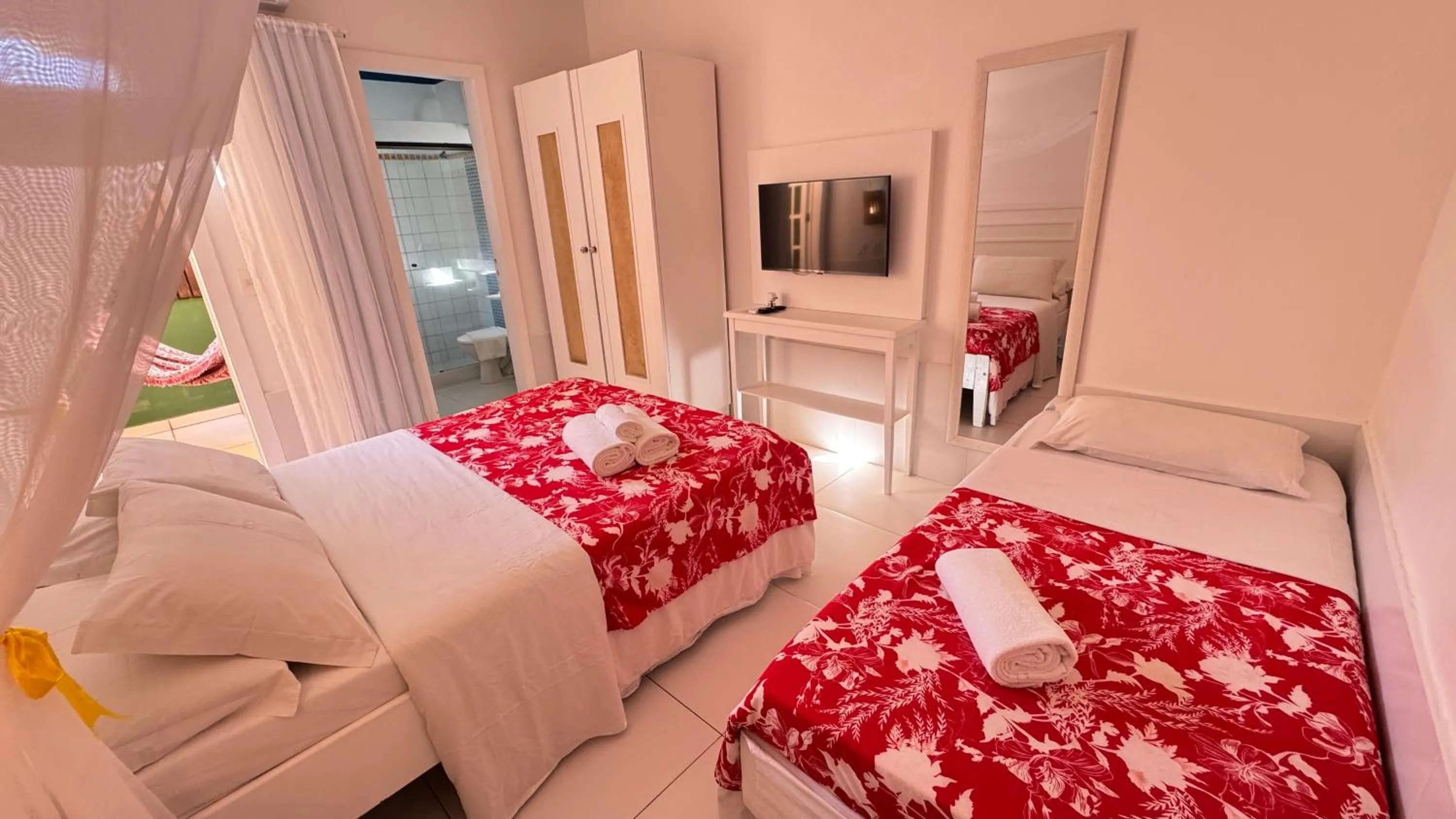 Bed in Villa Baobá Pousada & Spa