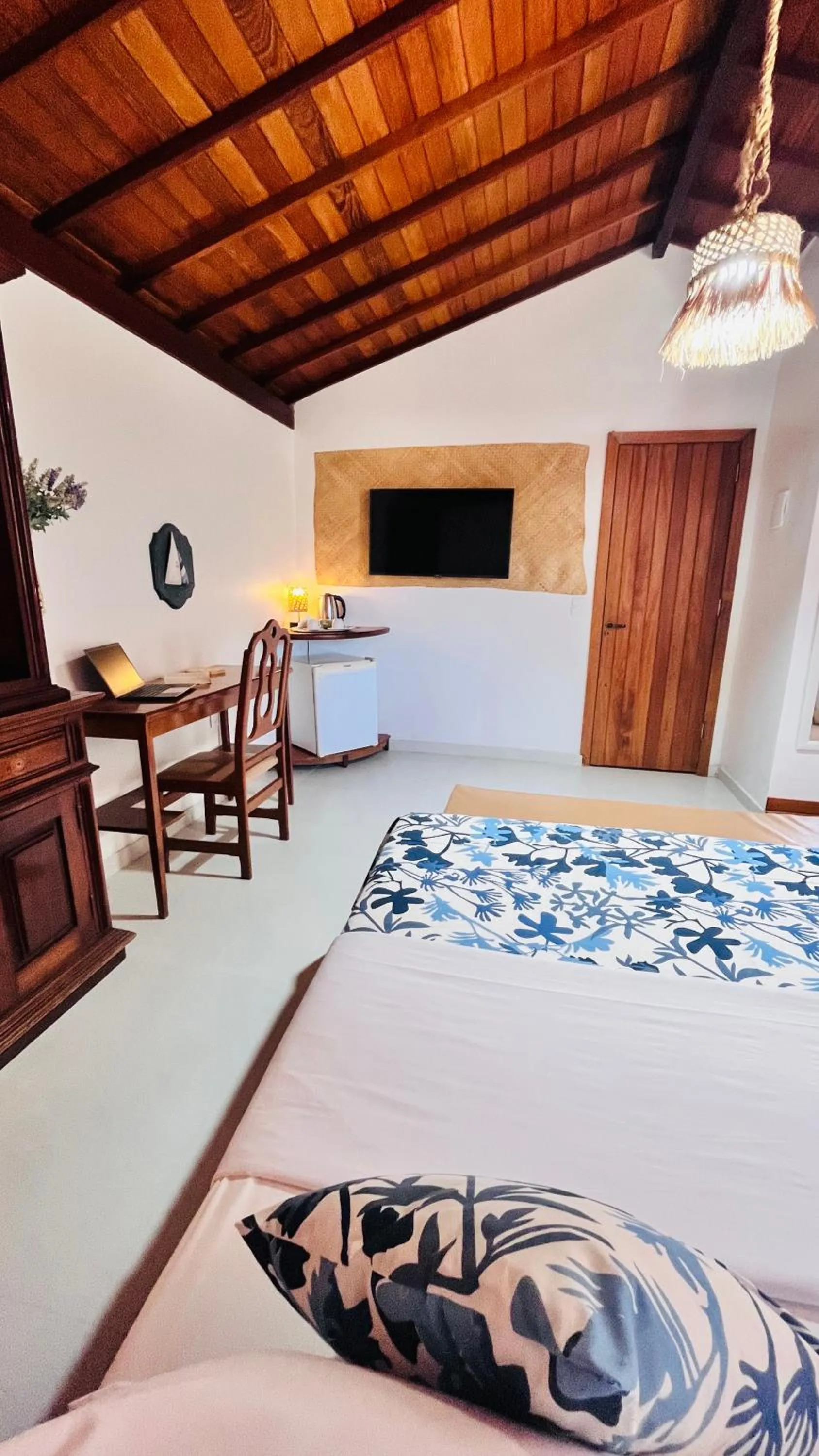 TV and multimedia, Bed in Villa Baobá Pousada & Spa