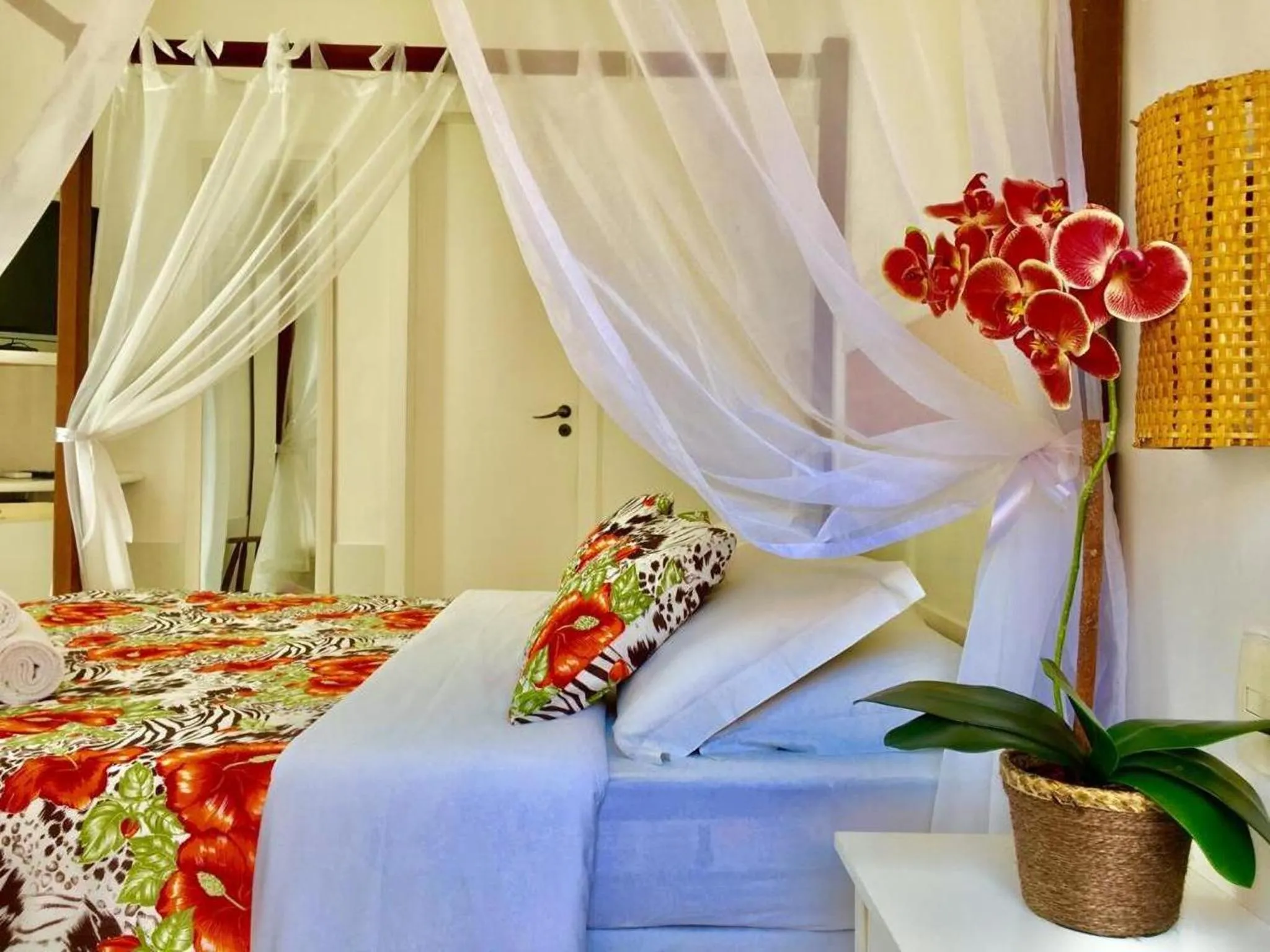 Bed in Villa Baobá Pousada & Spa