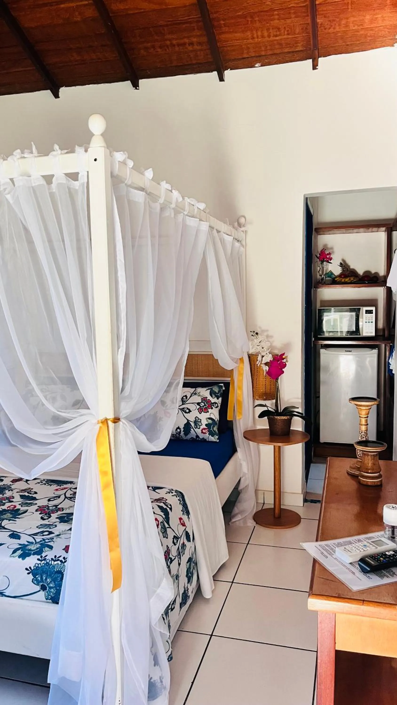 Bed in Villa Baobá Pousada & Spa