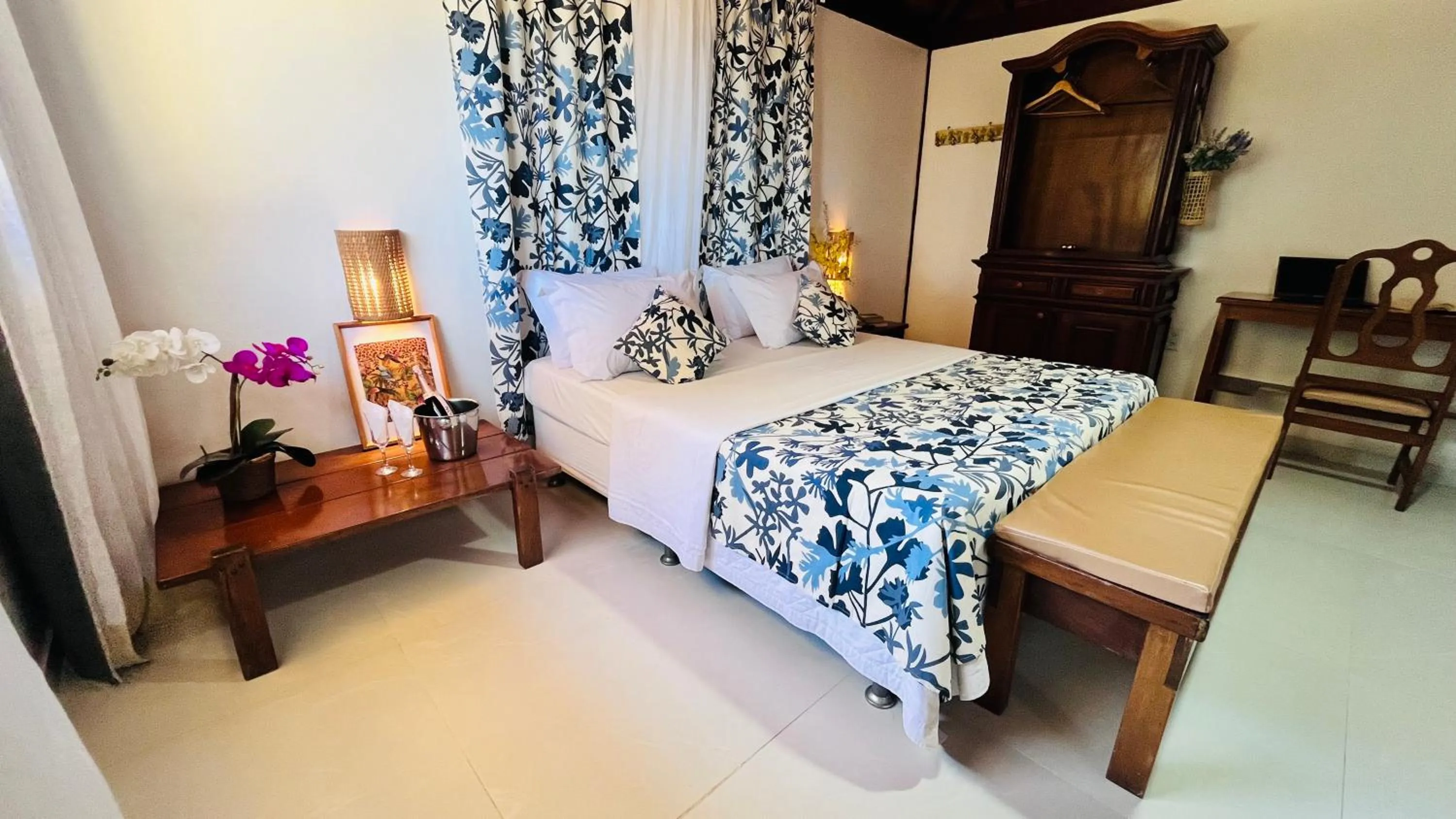 Bed in Villa Baobá Pousada & Spa