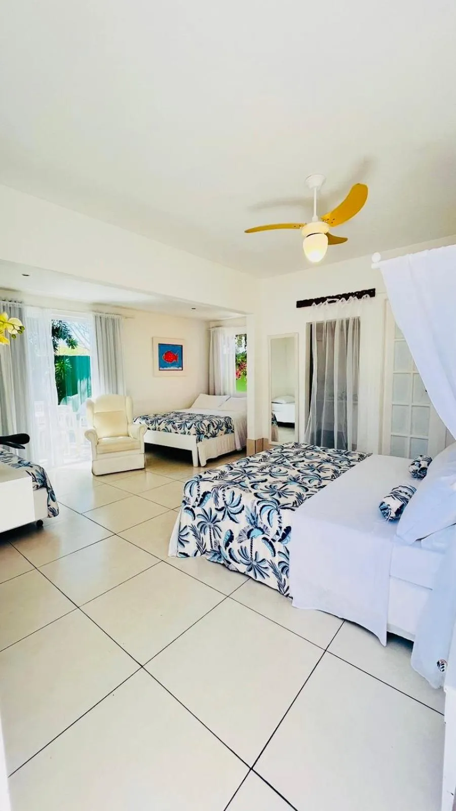 Bed in Villa Baobá Pousada & Spa