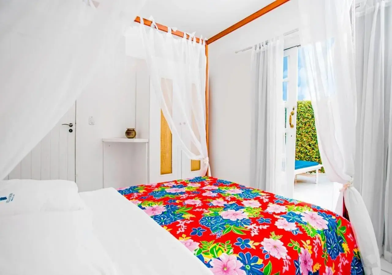 Patio, Bed in Villa Baobá Pousada & Spa Patio, Bed in Villa Baobá Pousada & Spa