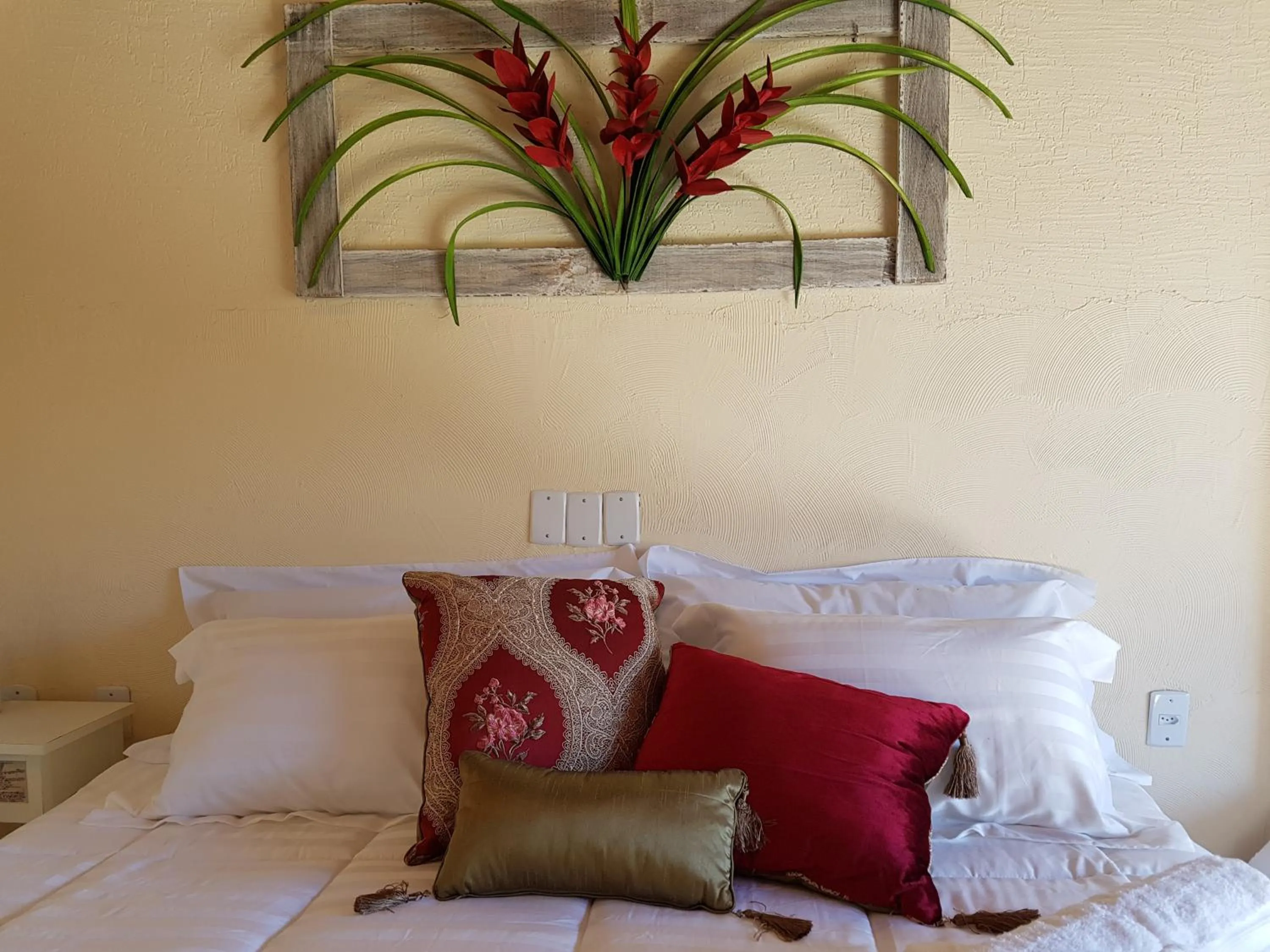 Decorative detail, Bed in Pousada Costa do Sapê