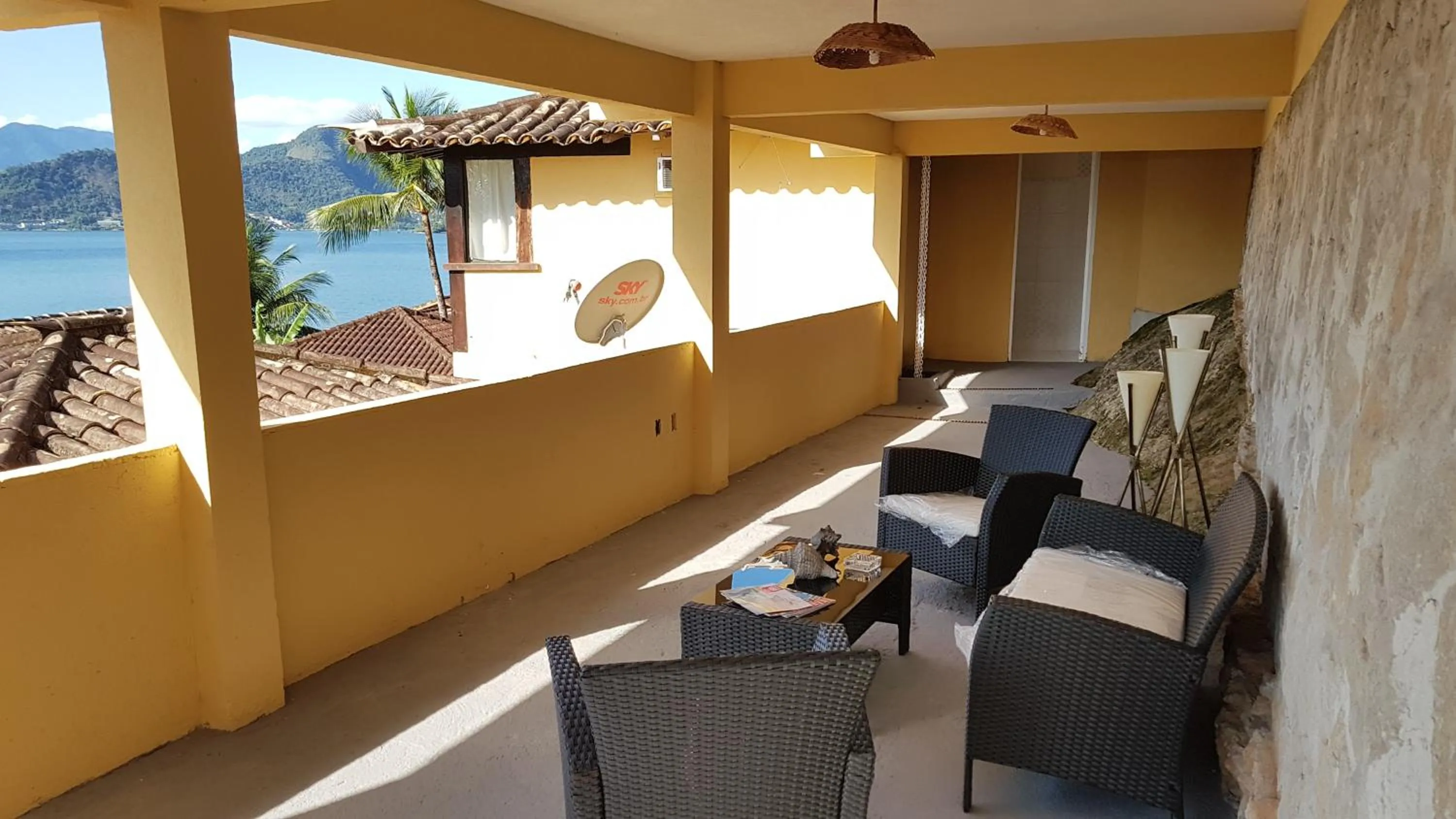 Balcony/Terrace in Pousada Costa do Sapê