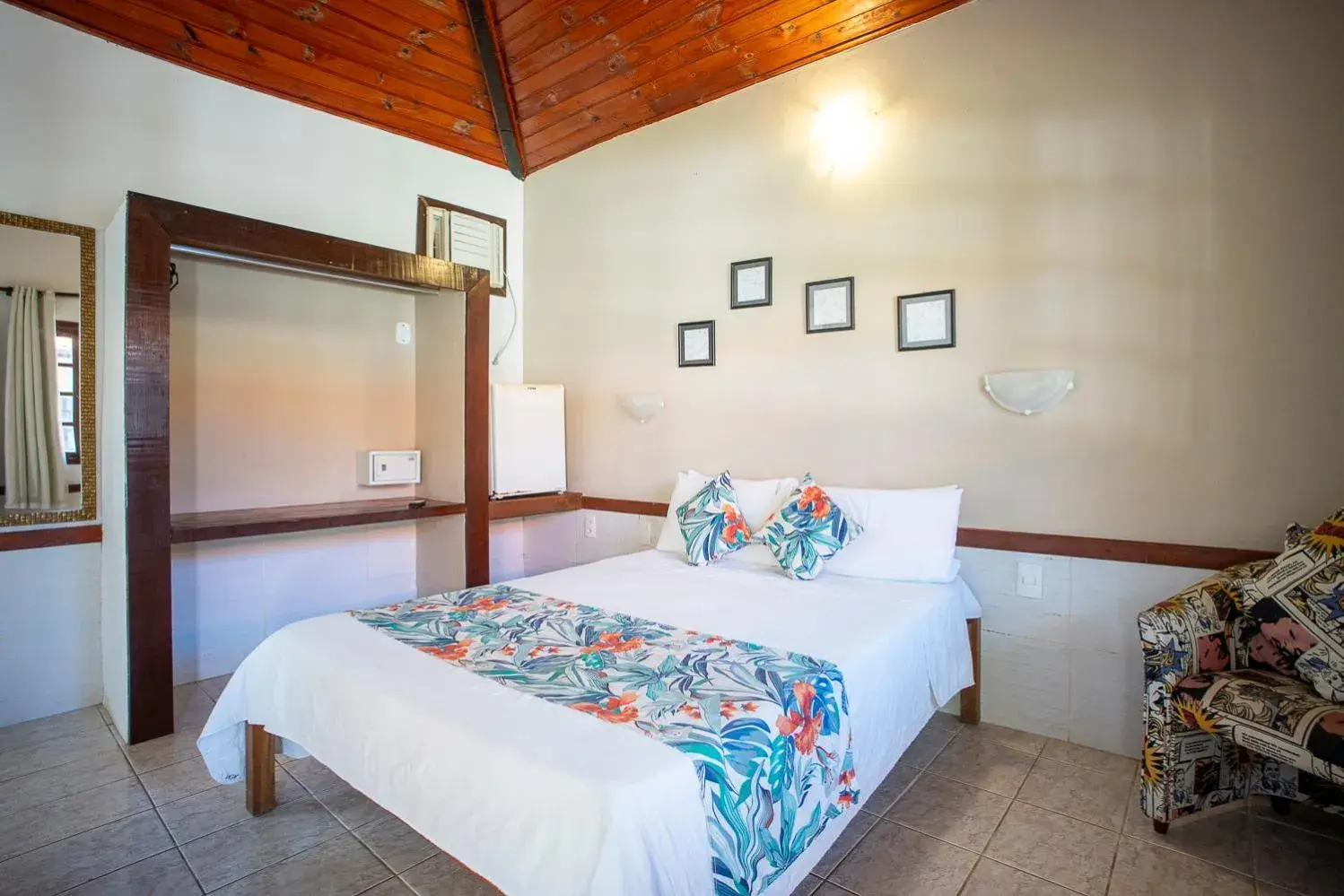 Bed in Pousada Maria Maria Búzios Bed in Pousada Maria Maria Búzios