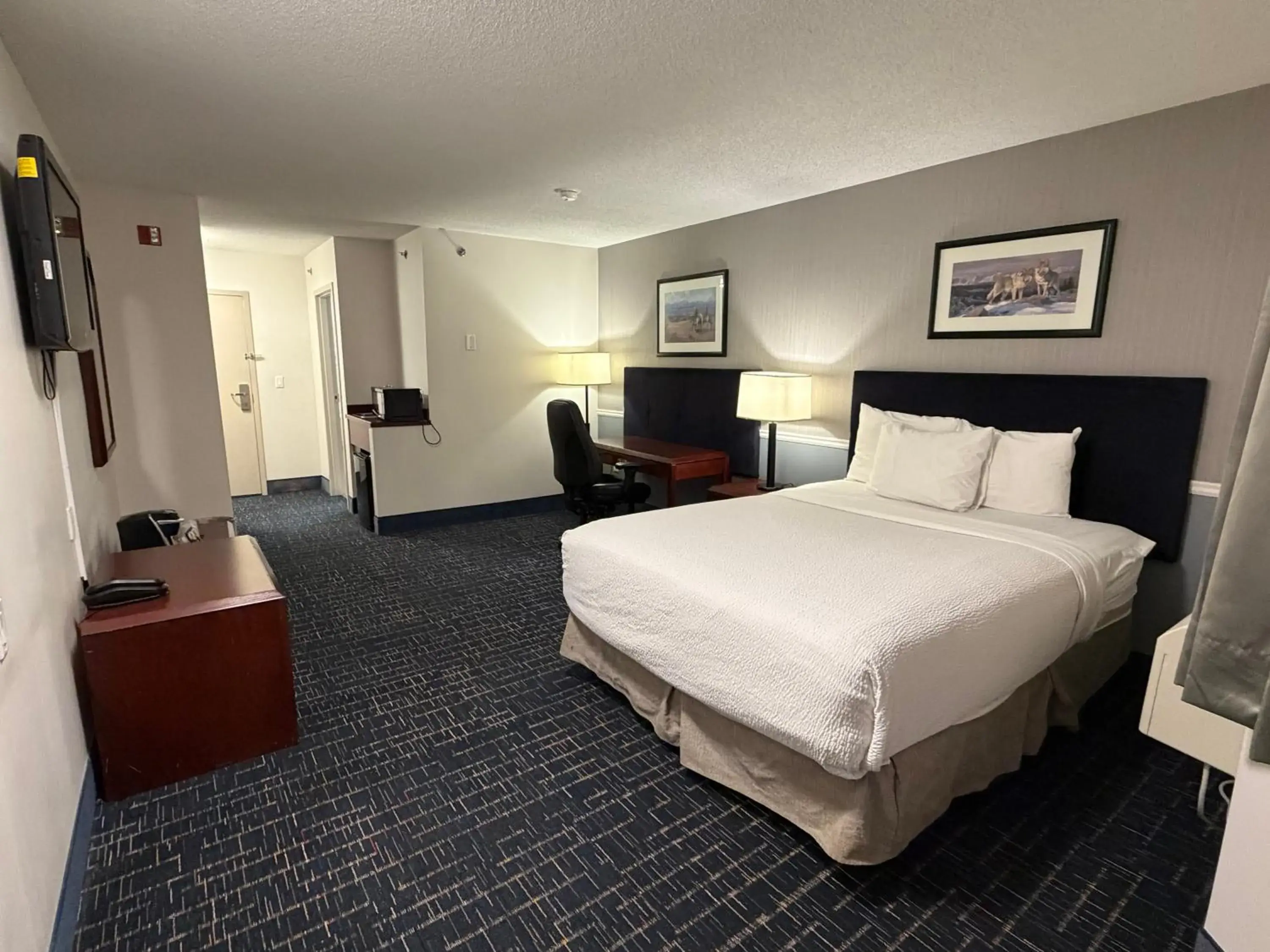 Bed in Divya Sutra Plaza and Conference Centre Calgary Airport Bed in Divya Sutra Plaza and Conference Centre Calgary Airport