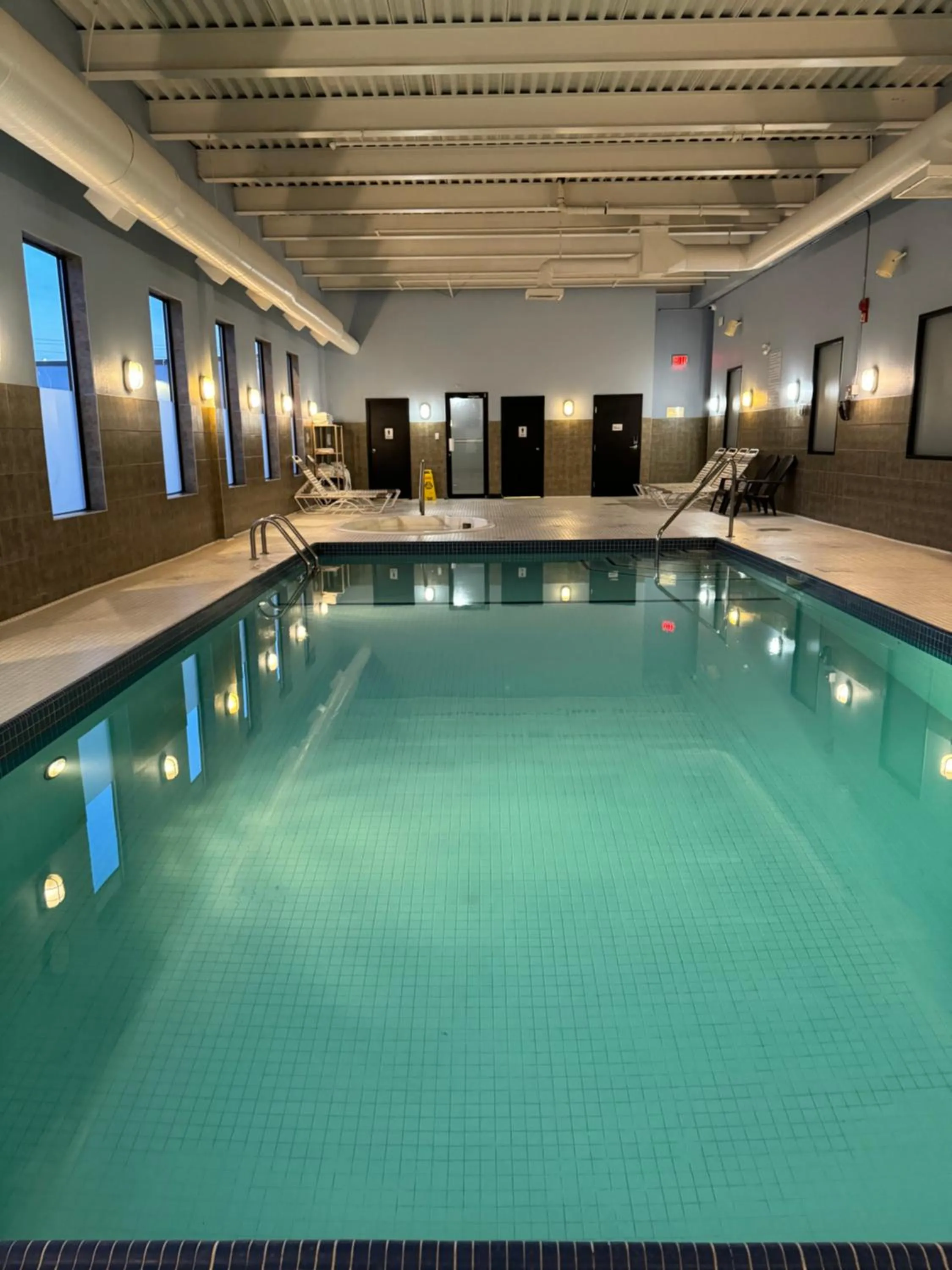 Pool view in Divya Sutra Plaza and Conference Centre Calgary Airport