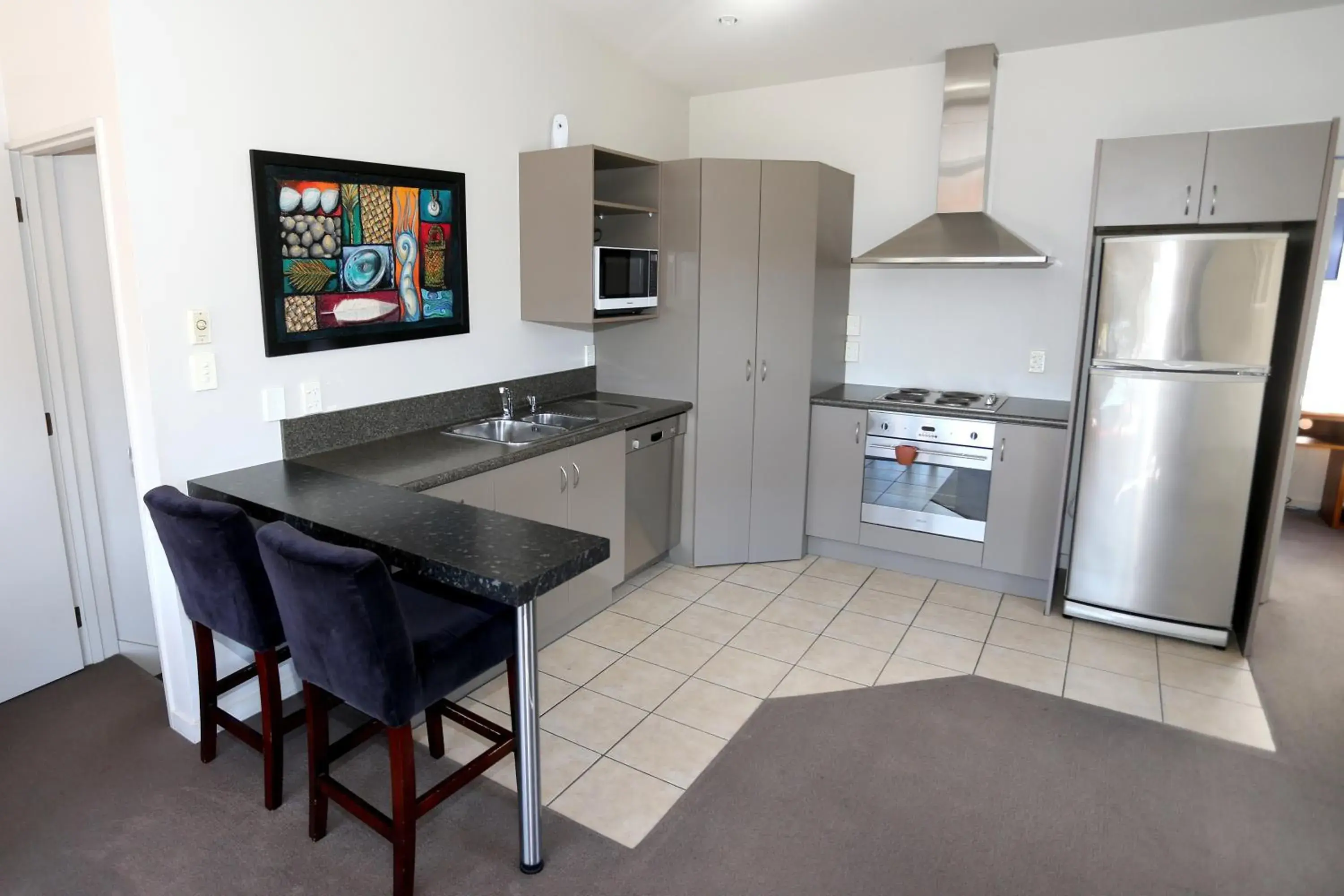 Kitchen or kitchenette in Harbour View Motel Kitchen or kitchenette in Harbour View Motel