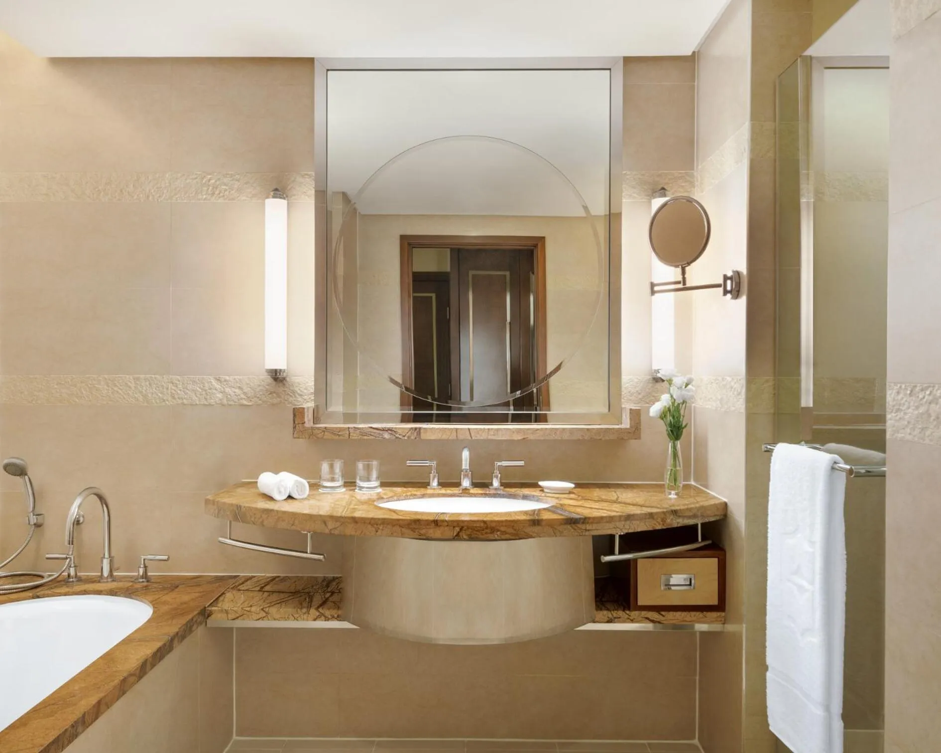 Bathroom in Shangri-La Ningbo - The Three Rivers Intersection