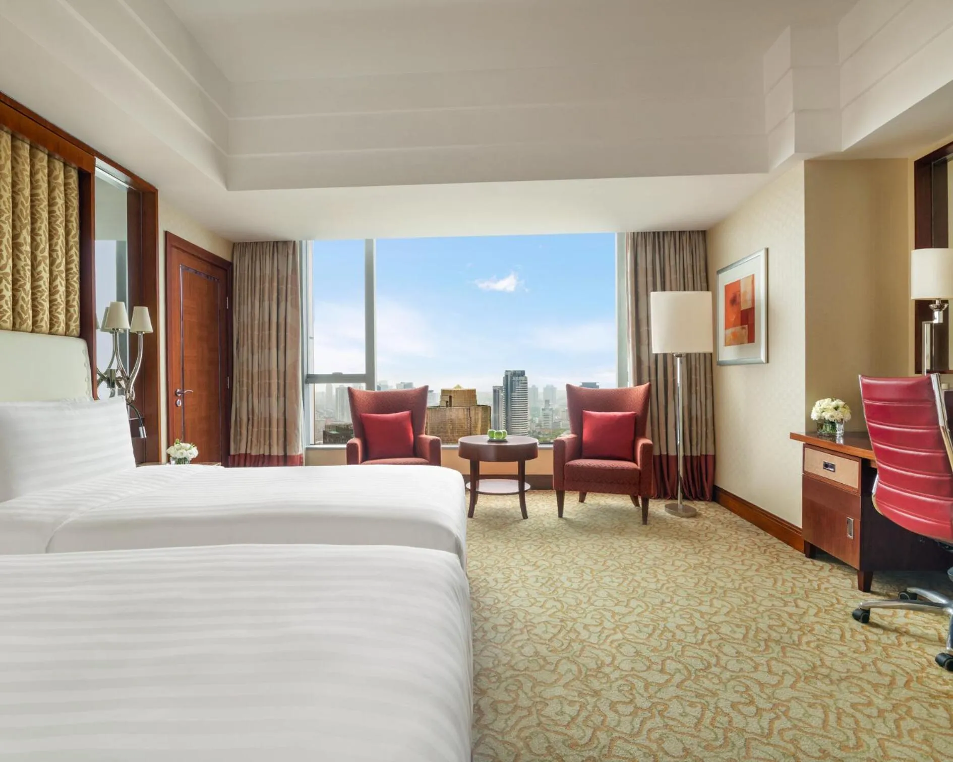 Bedroom, Bed in Shangri-La Ningbo - The Three Rivers Intersection