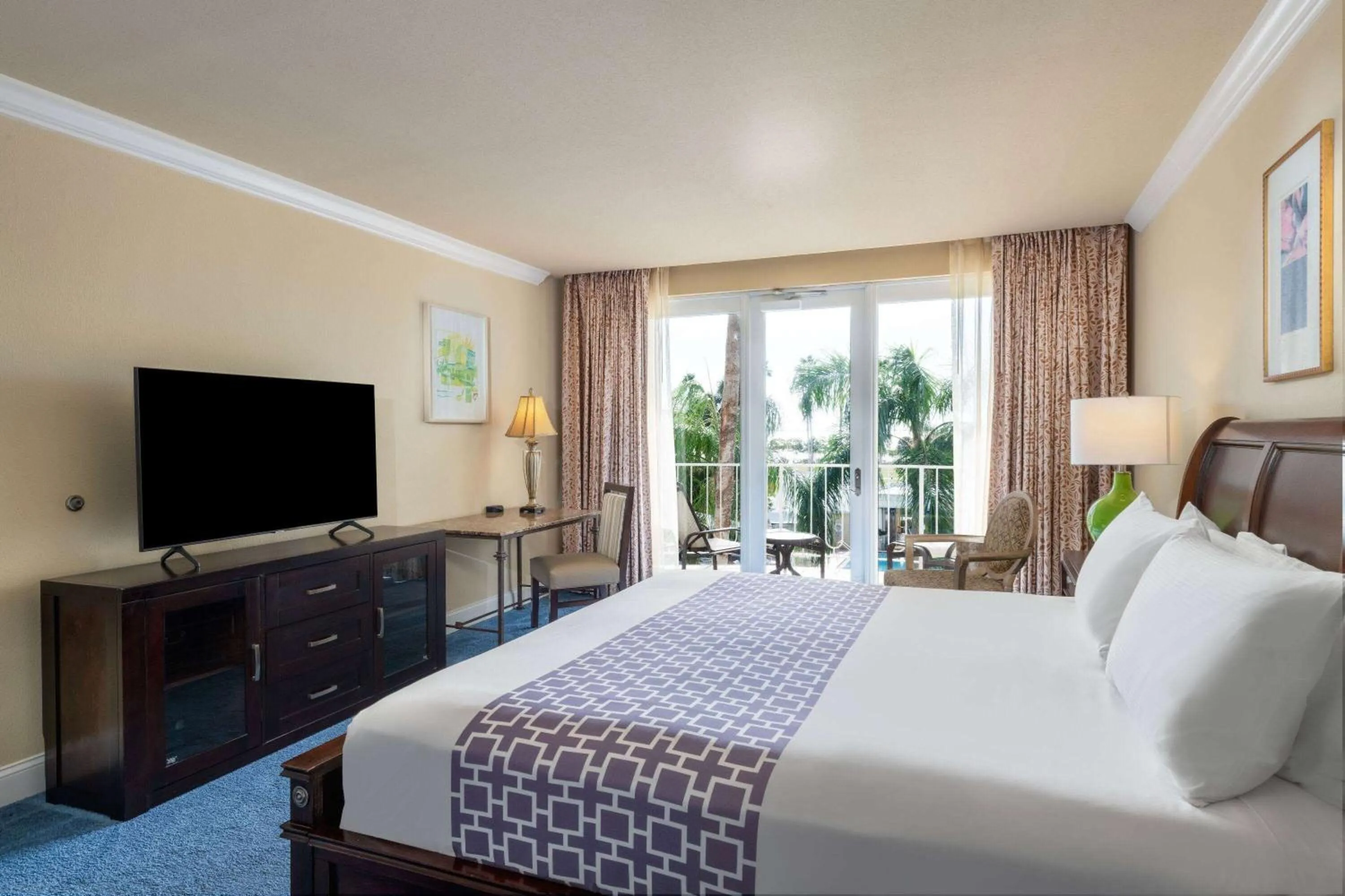 Bed in Safety Harbor Resort & Spa Trademark Collection by Wyndham