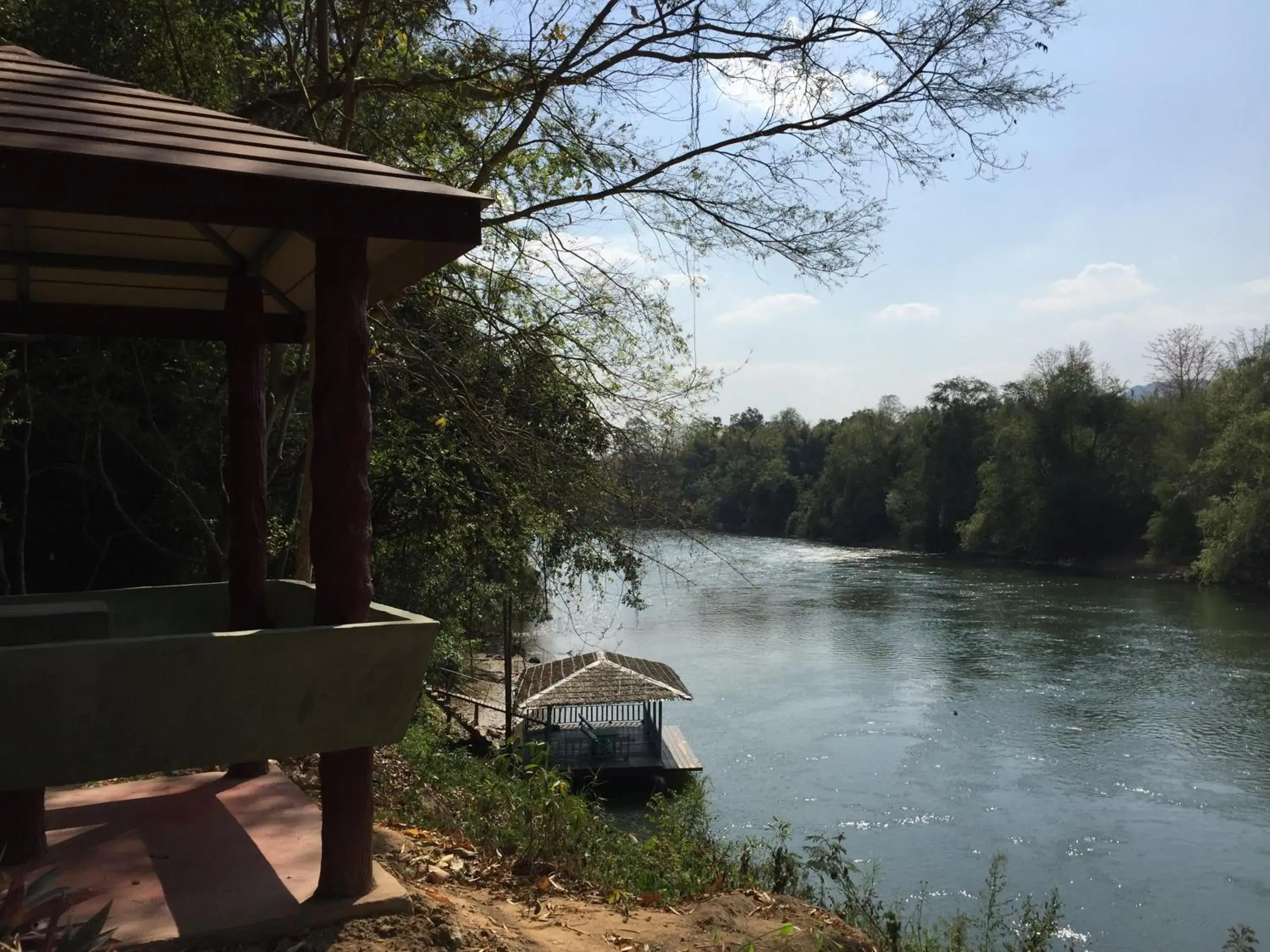 River view in Saiyok River House River view in Saiyok River House
