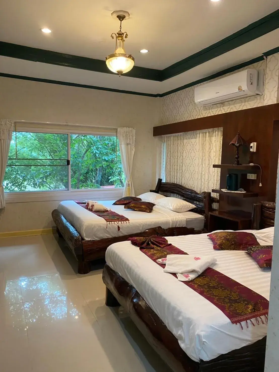 Bed in Saiyok River House Bed in Saiyok River House