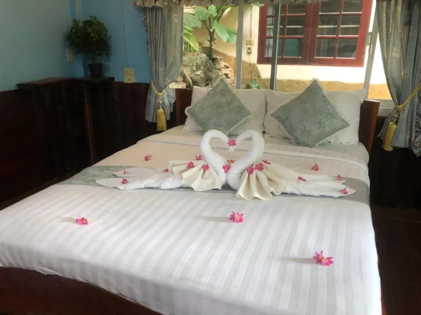 Bed in Saiyok River House Bed in Saiyok River House